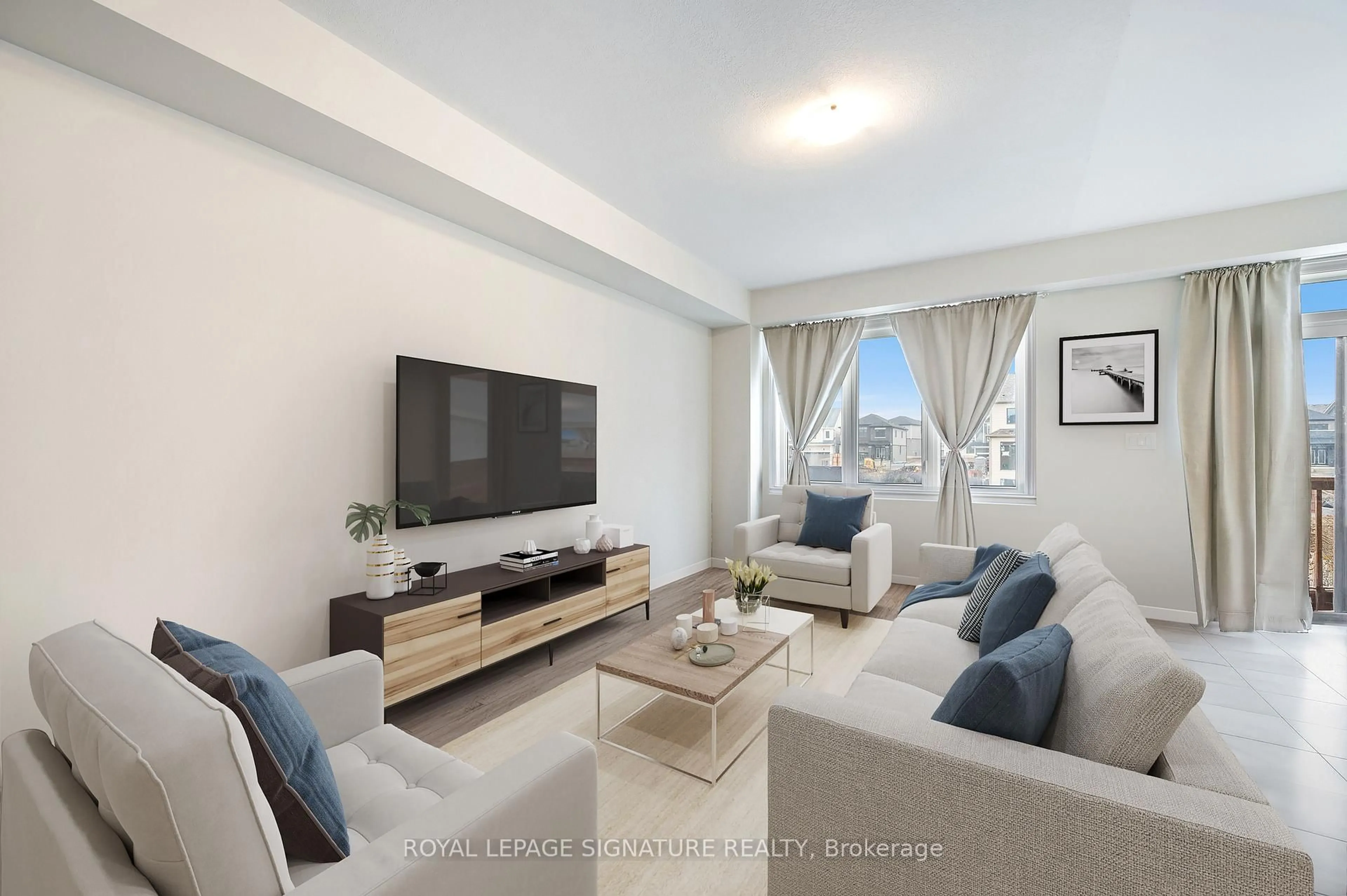 Living room with furniture, unknown for 61 Vanilla Tr, Thorold Ontario L2V 0L1