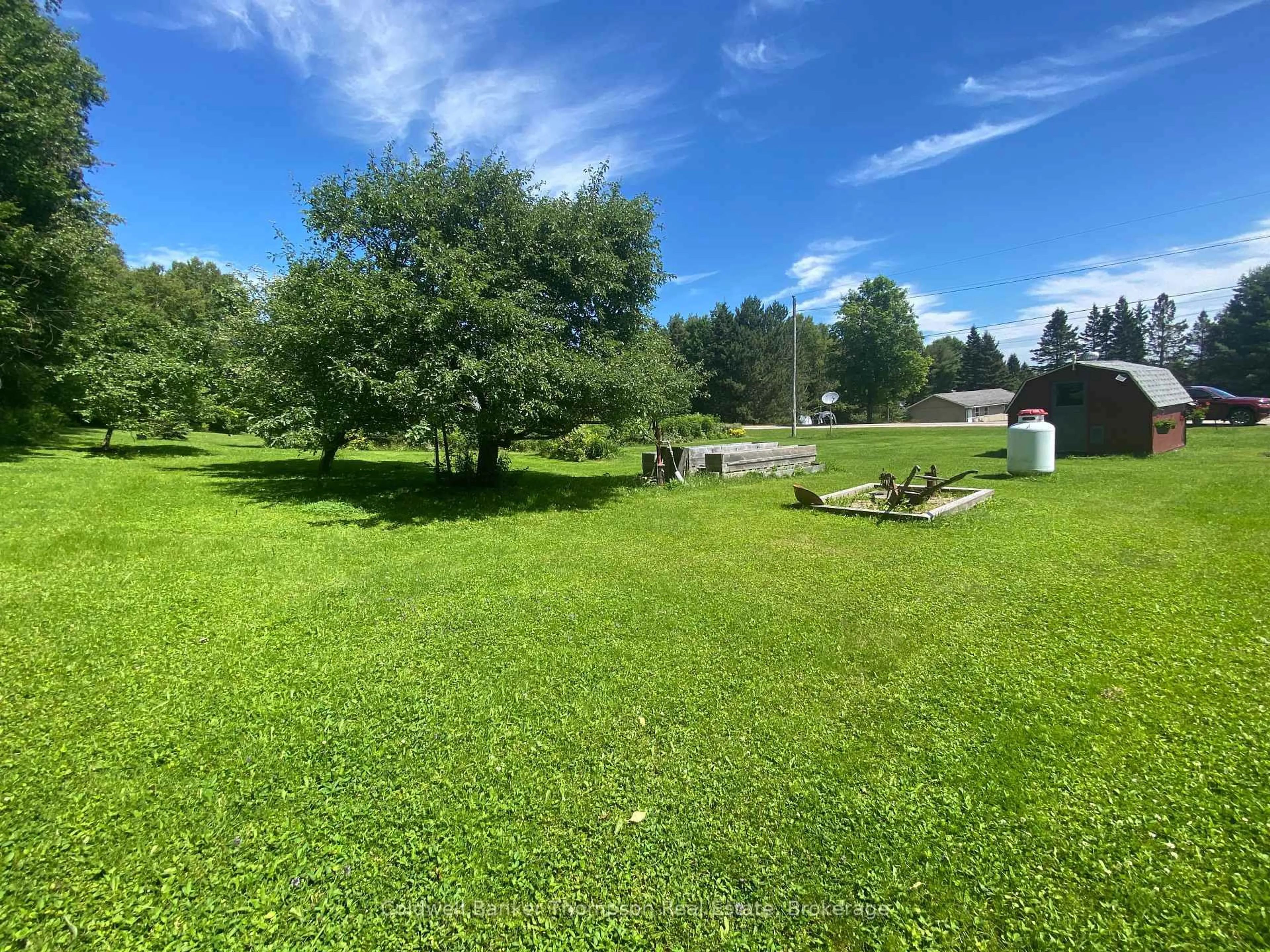 A pic from outside/outdoor area/front of a property/back of a property/a pic from drone, water/lake/river/ocean view for 172 Bunker Hill Rd, Machar Ontario P0A 1X0