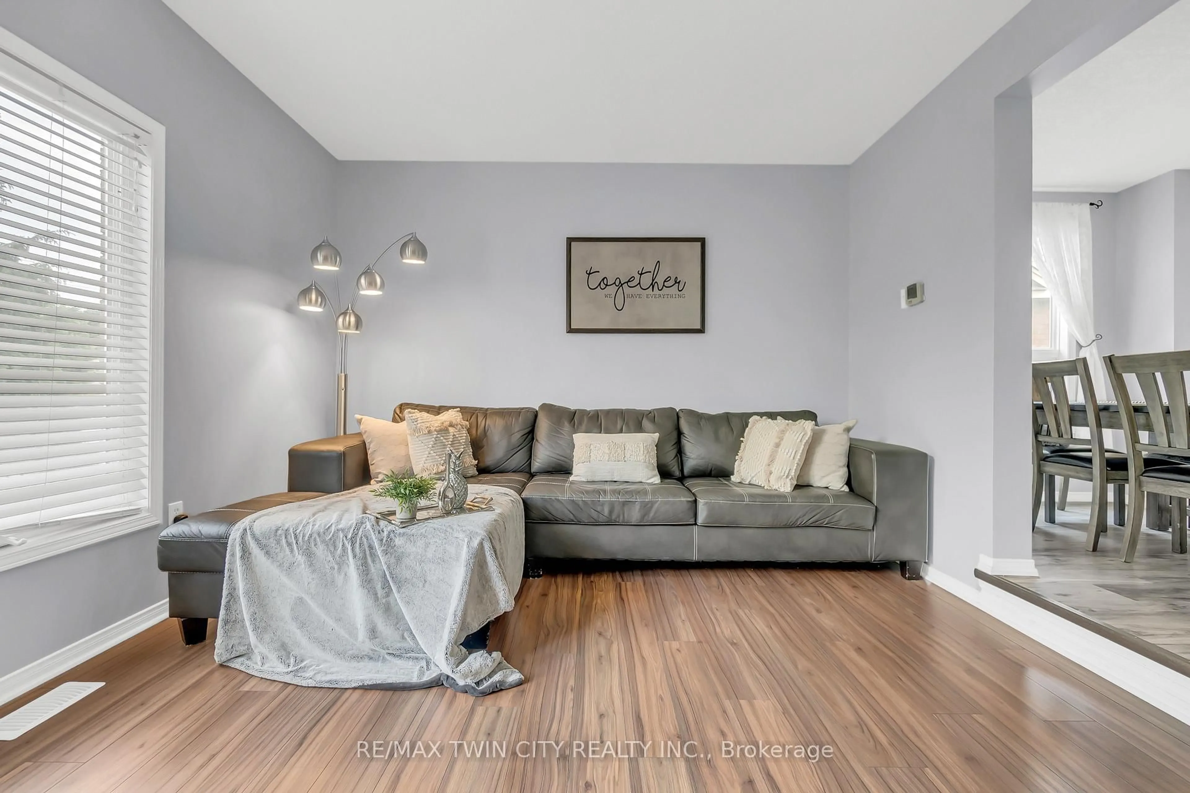 Living room with furniture, unknown for 556 Dansbury Dr, Waterloo Ontario N2K 4E2