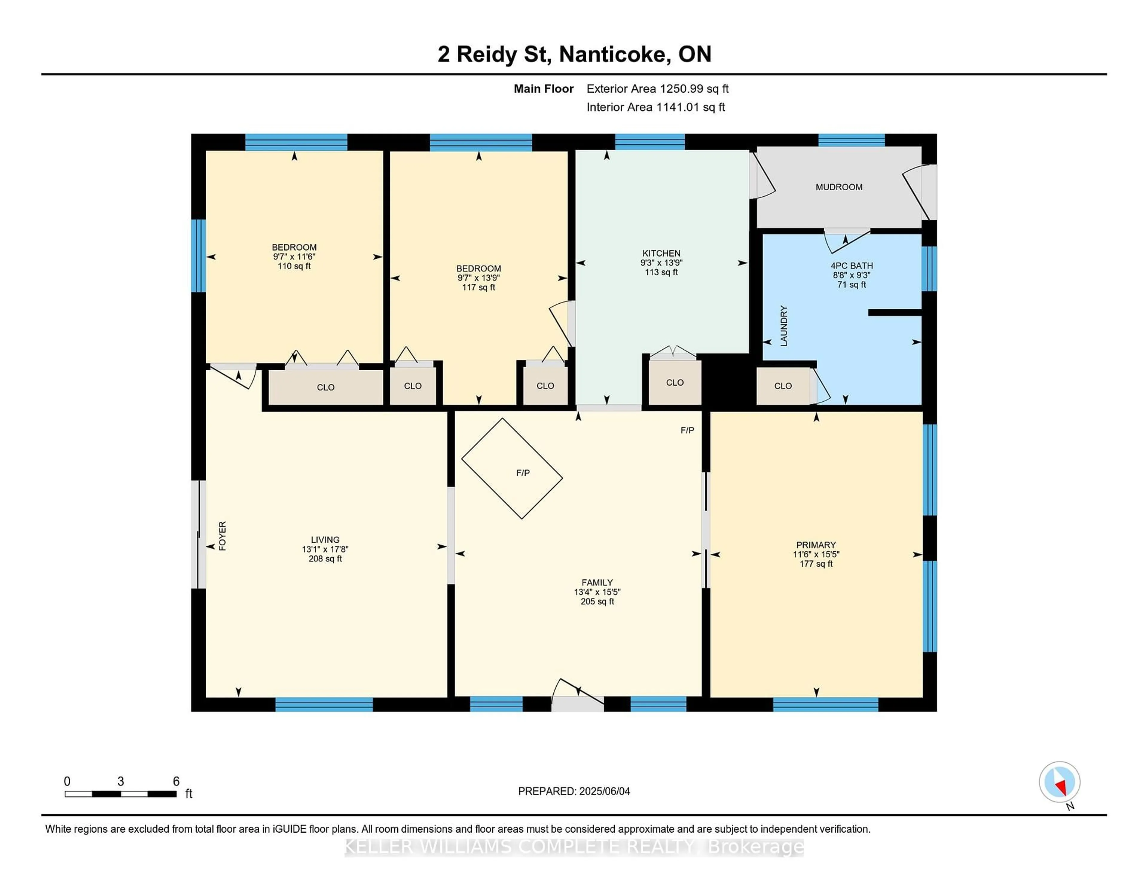 Floor plan for 2 Reidy St, Haldimand Ontario N0A 1L0