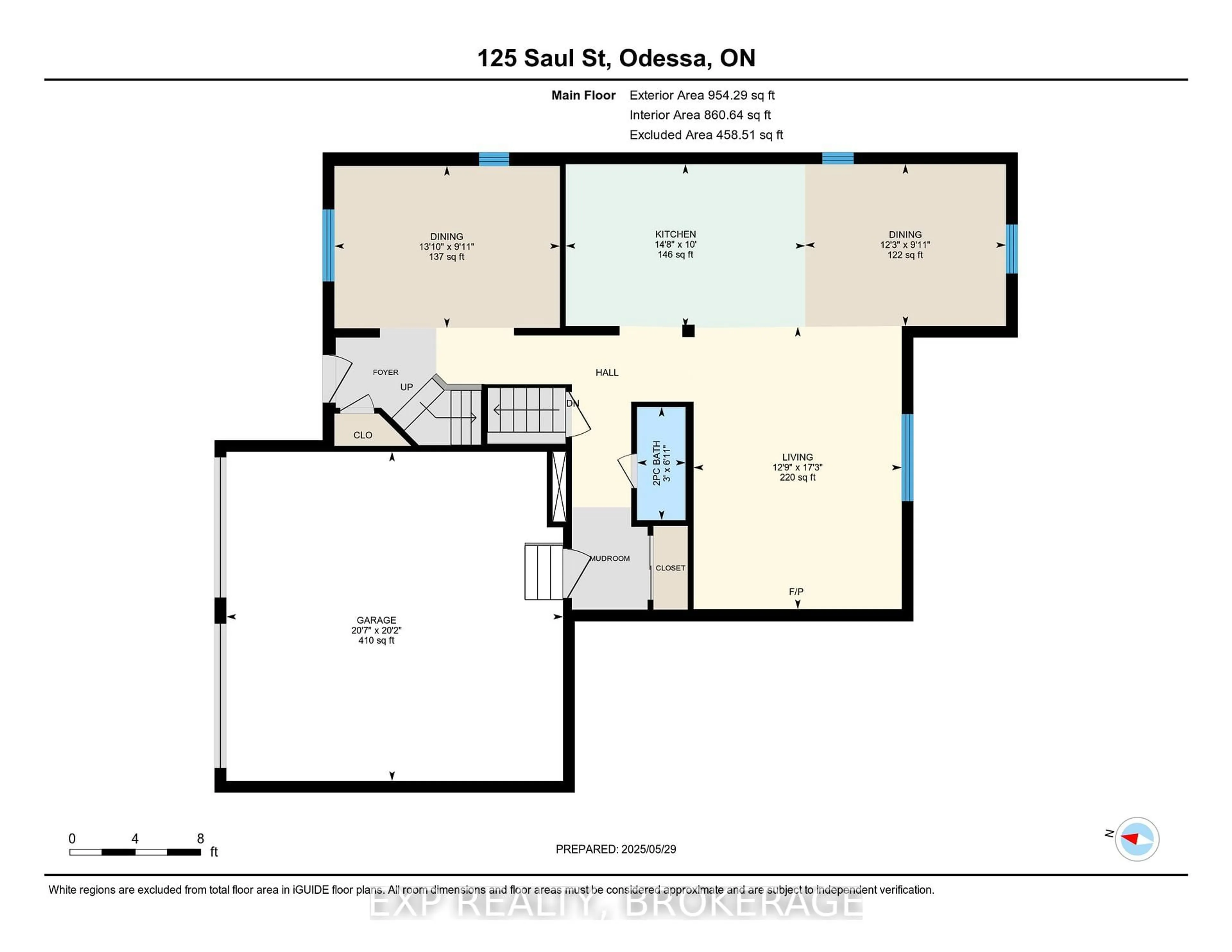 Floor plan for 125 SAUL St, Bissett Creek Ontario K0H 2H0