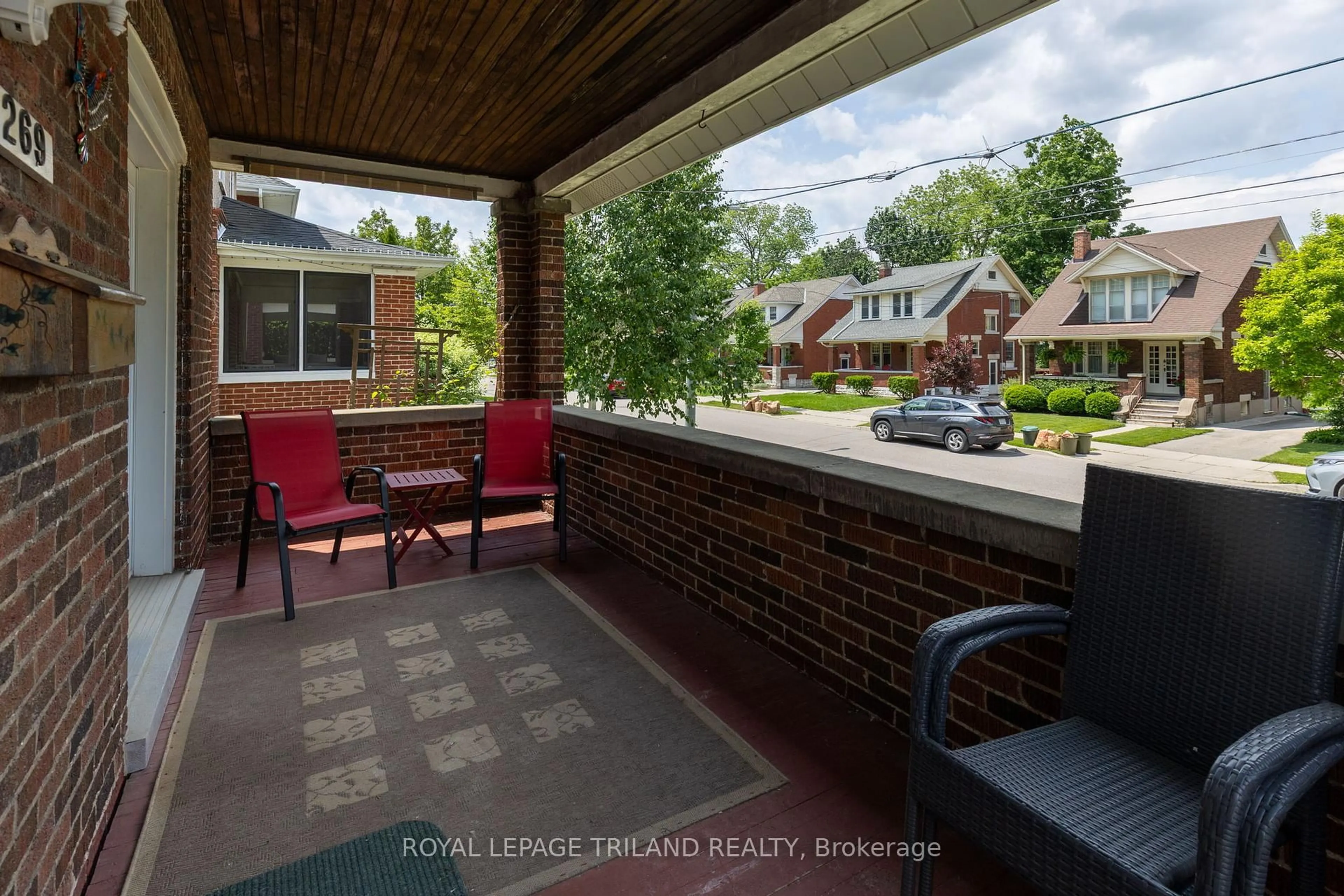 Patio, street for 269 Briscoe St, London South Ontario N6C 1X5