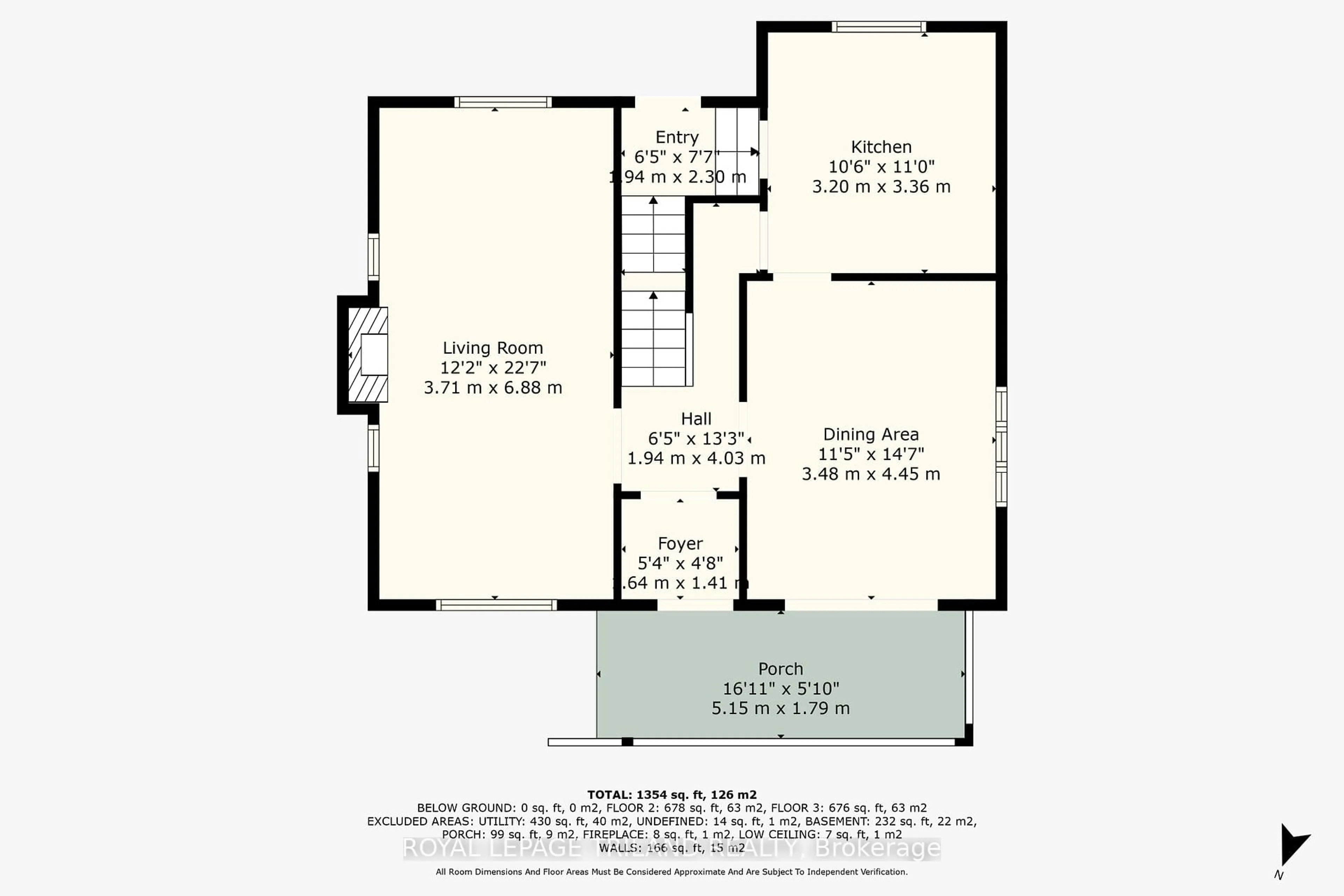 Floor plan for 269 Briscoe St, London South Ontario N6C 1X5