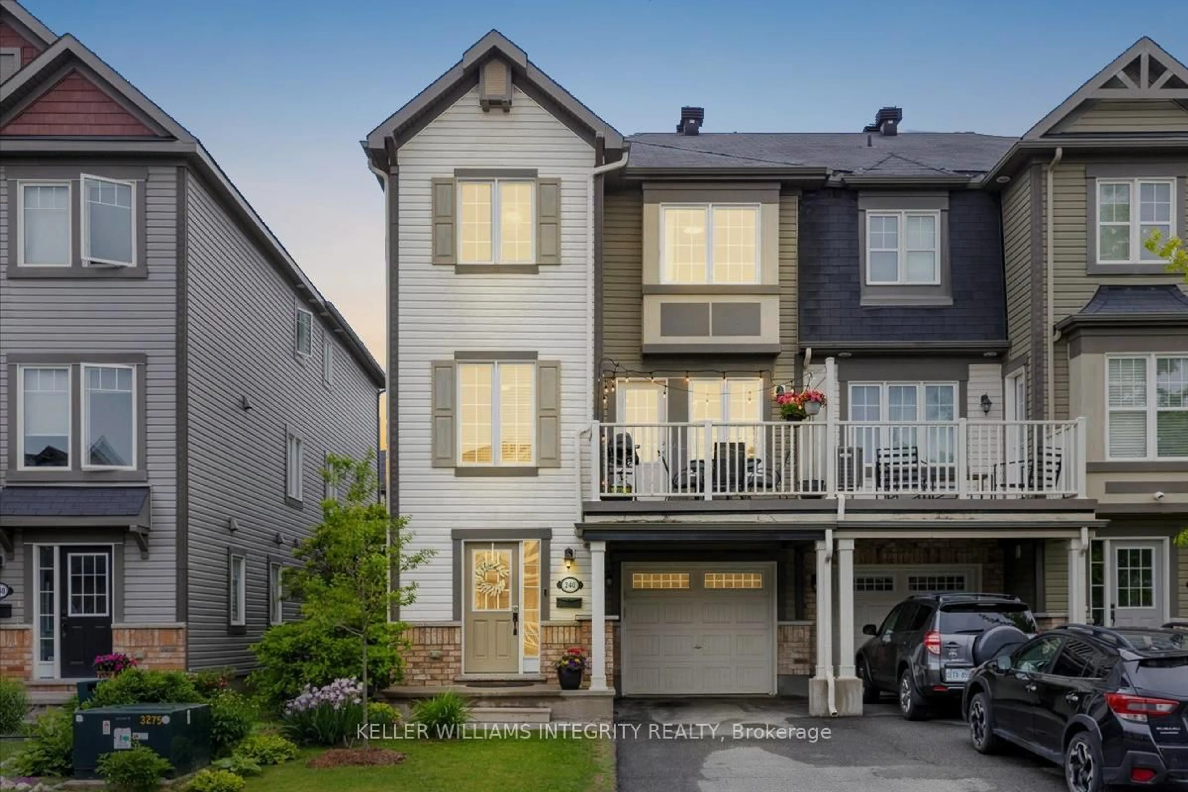 Home with vinyl exterior material, street for 240 Cayman Rd, Ottawa Ontario K2S 0N8
