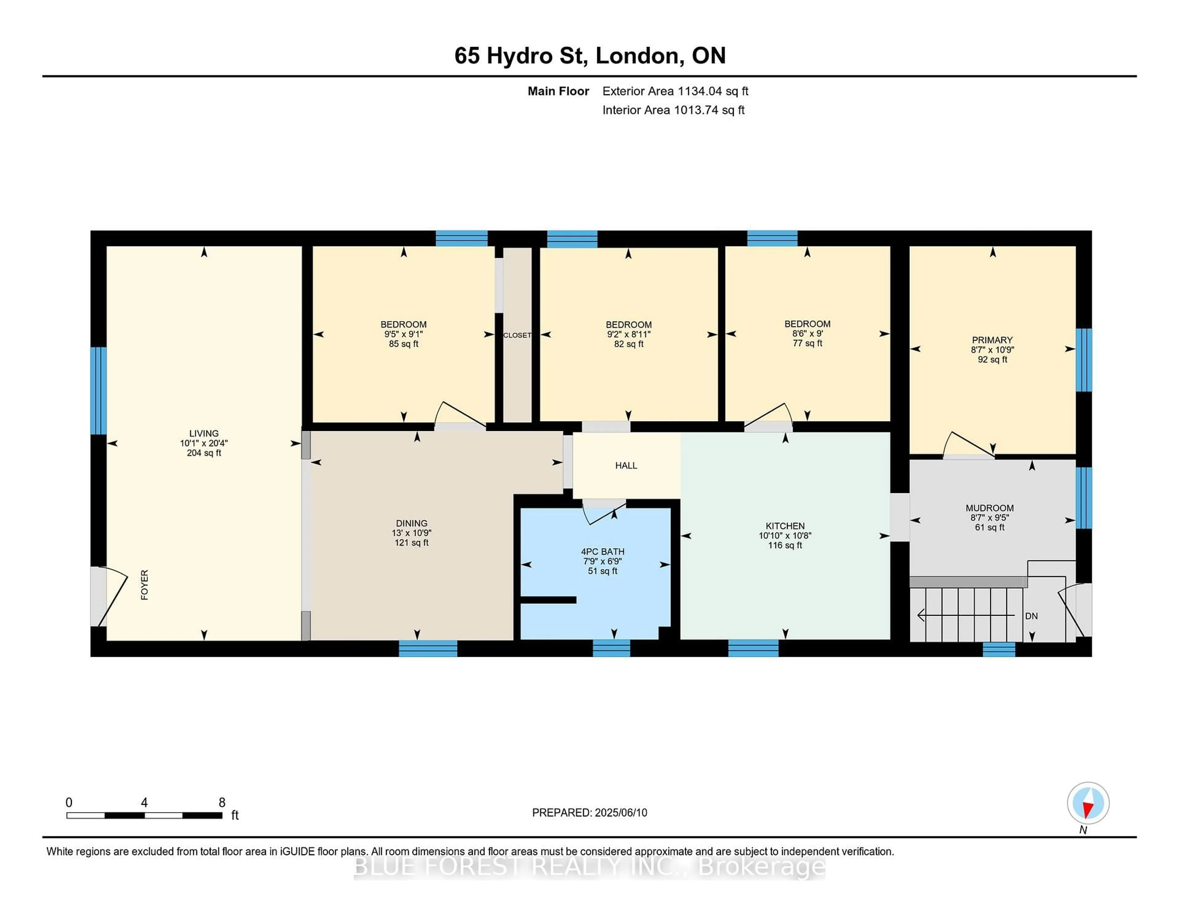Floor plan for 65 Hydro St, London East Ontario N5Z 2H5