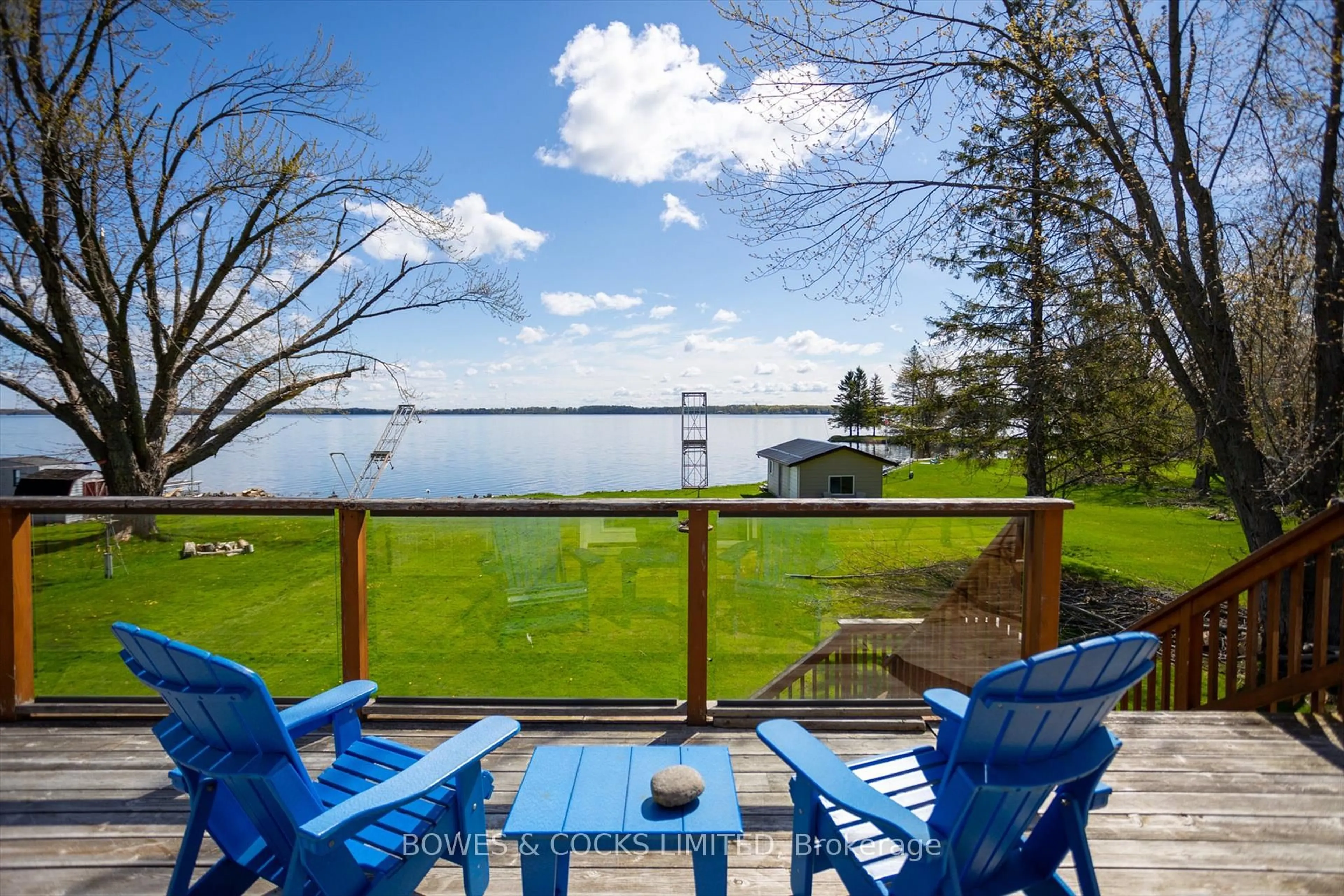 Patio, water/lake/river/ocean view for 240 Lakeshore Dr, Kawartha Lakes Ontario K0M 1A0