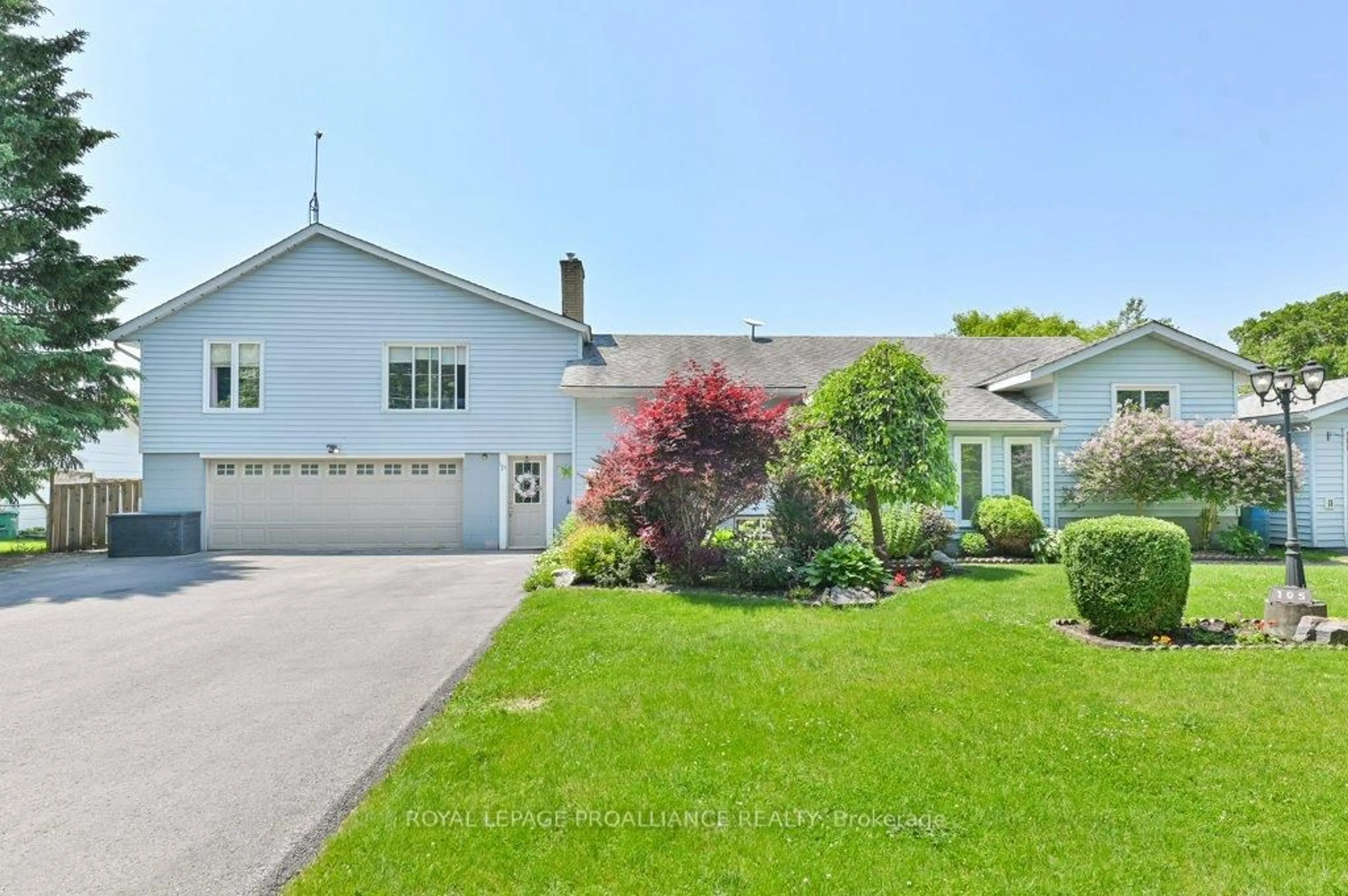 A pic from outside/outdoor area/front of a property/back of a property/a pic from drone, street for 105A&B Bernard Long Rd, Quinte West Ontario K8V 5P6