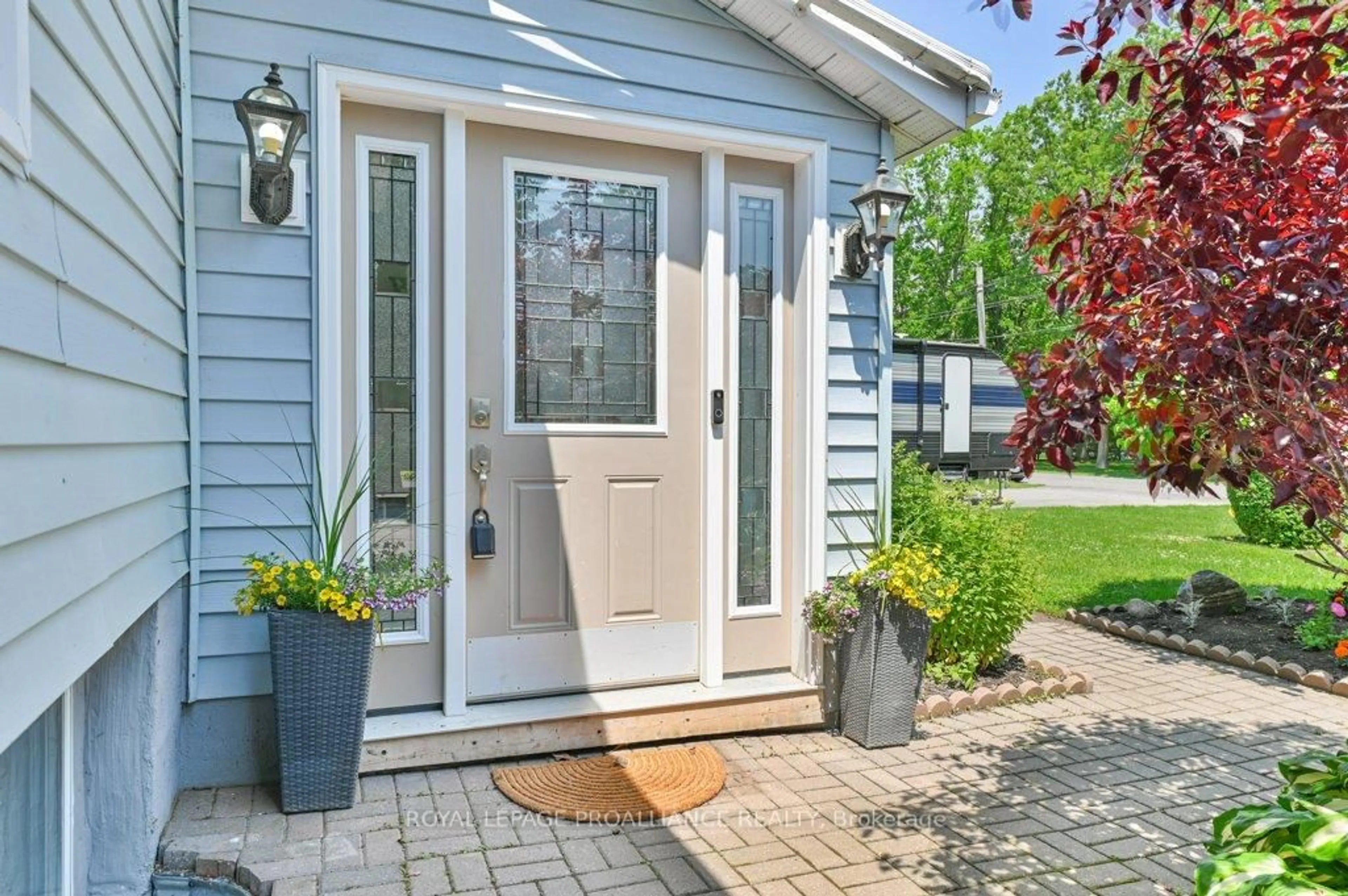 Home with vinyl exterior material, street for 105A&B Bernard Long Rd, Quinte West Ontario K8V 5P6