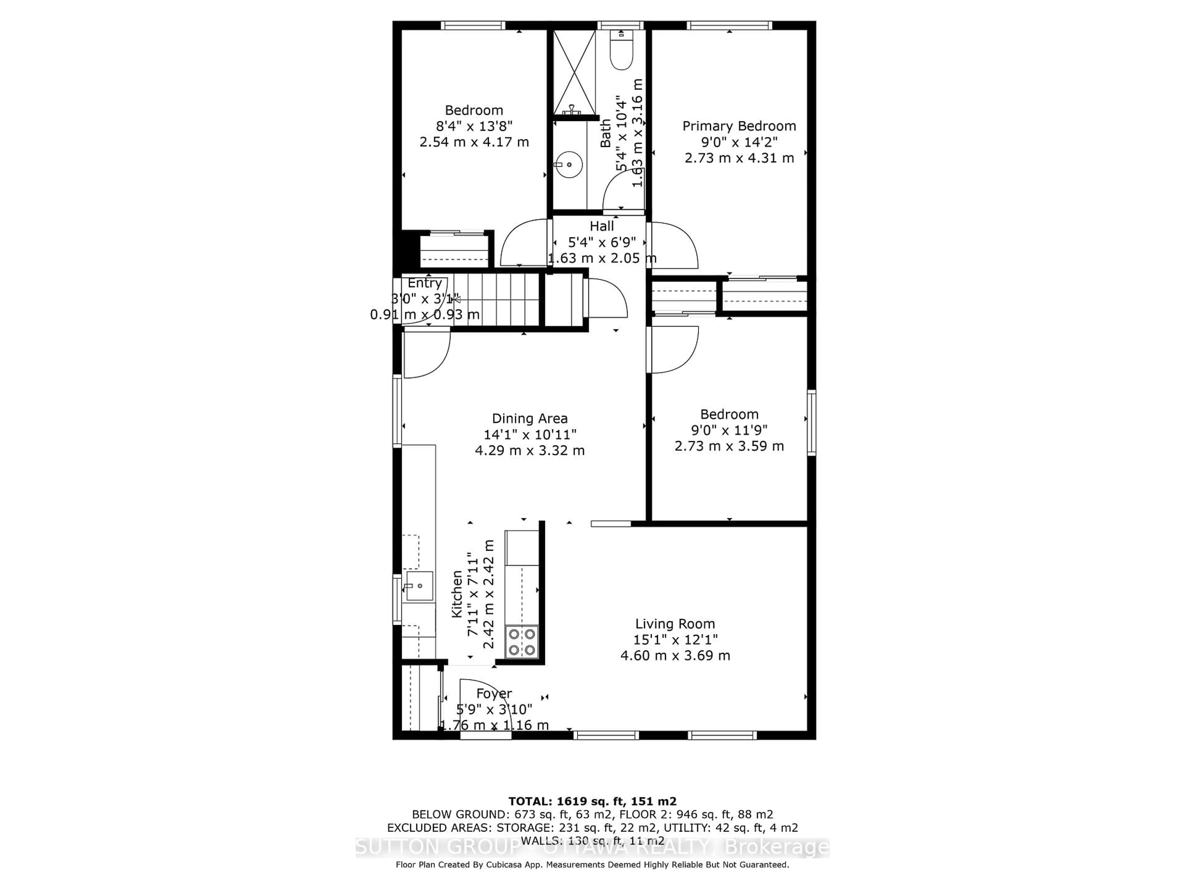 Floor plan for 69 Glamorgan Dr, Kanata Ontario K2L 1R3