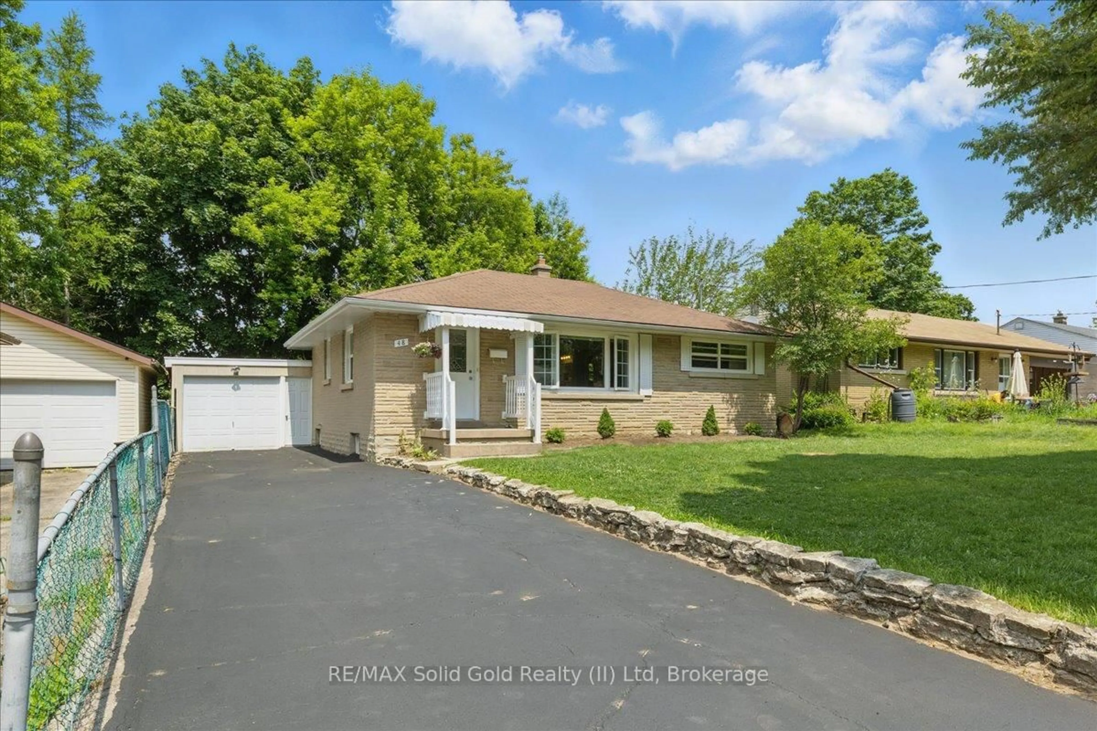 A pic from outside/outdoor area/front of a property/back of a property/a pic from drone, street for 48 Broadmoor Ave, Kitchener Ontario N2C 1Y7