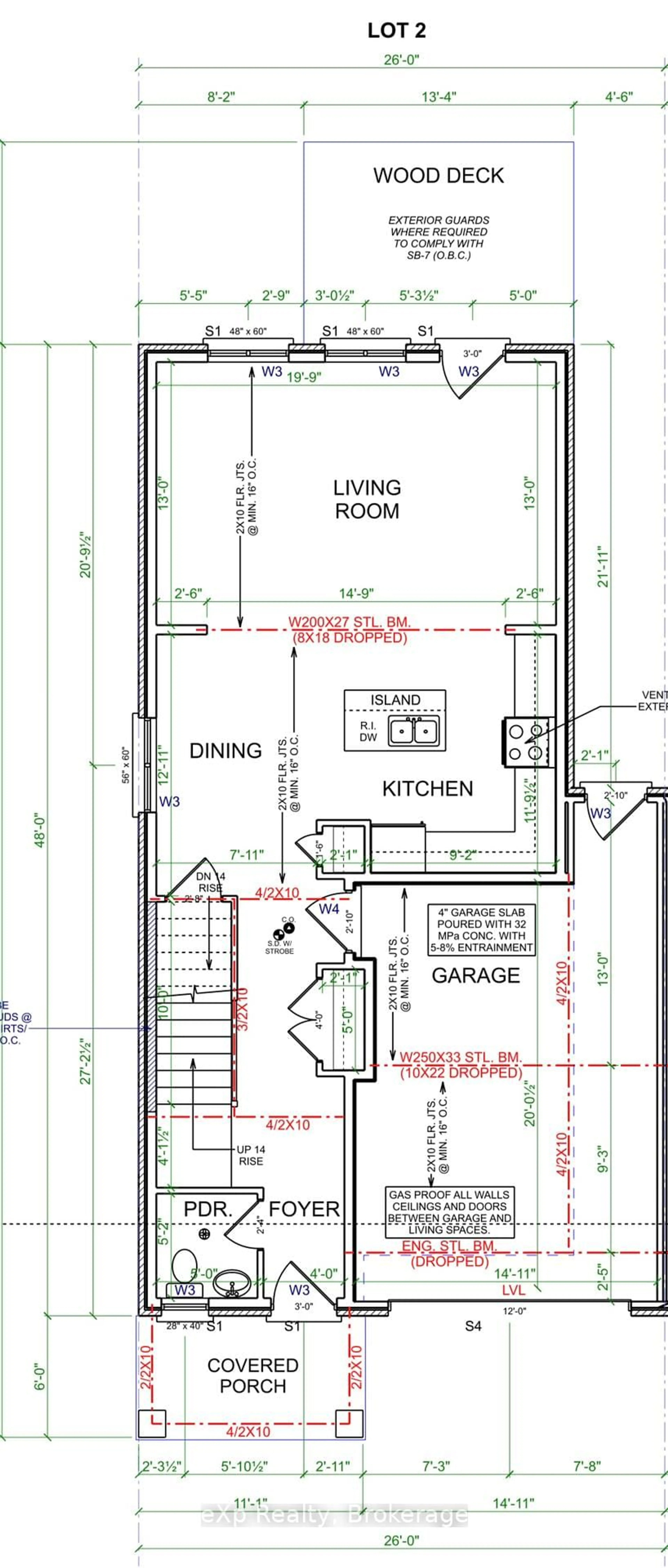Floor plan for 544 Newfoundland St, Wellington North Ontario N0G 2L2