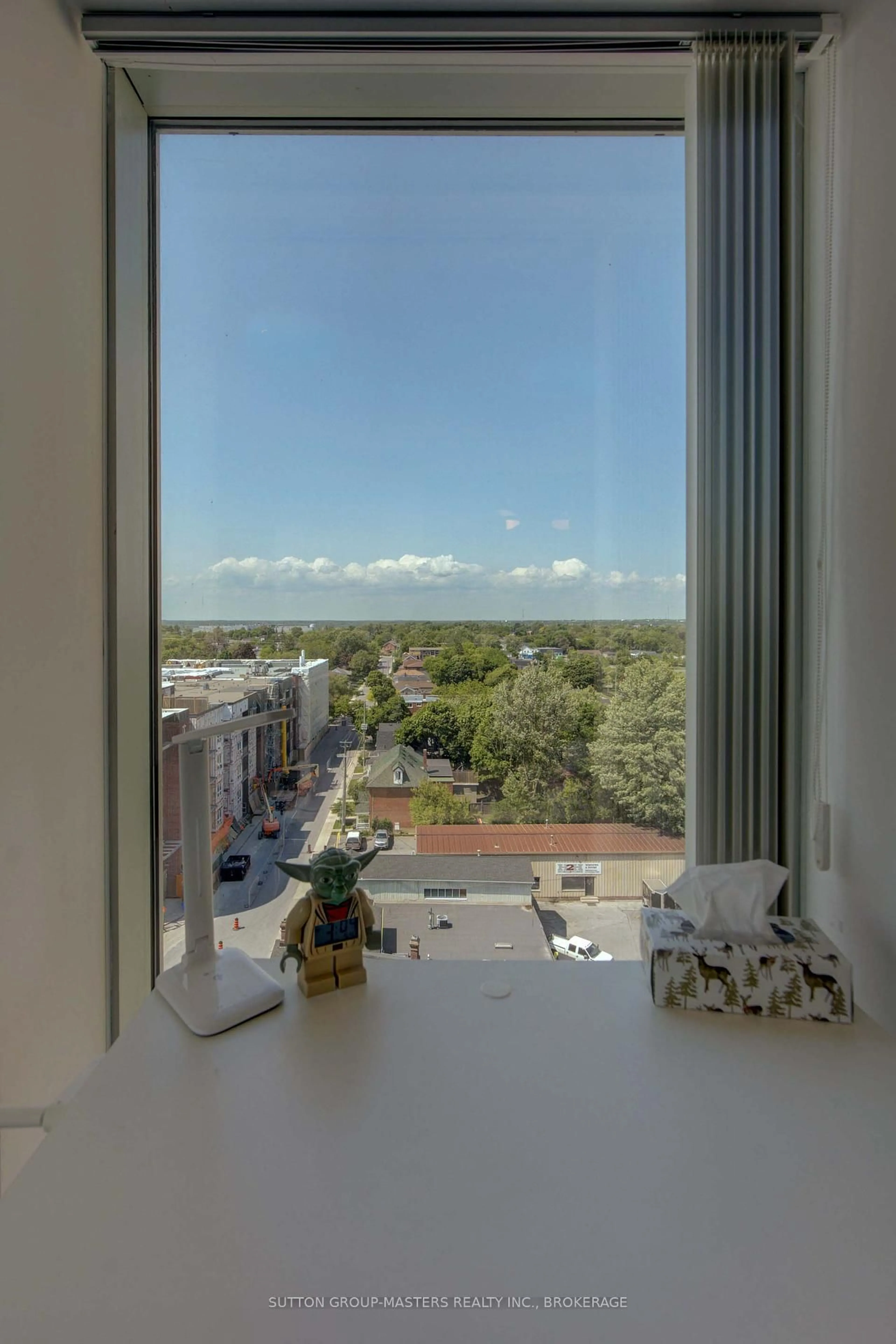 Balcony in the apartment, city buildings view from balcony for 652 Princess St #1026, Kingston Ontario K7L 1E5