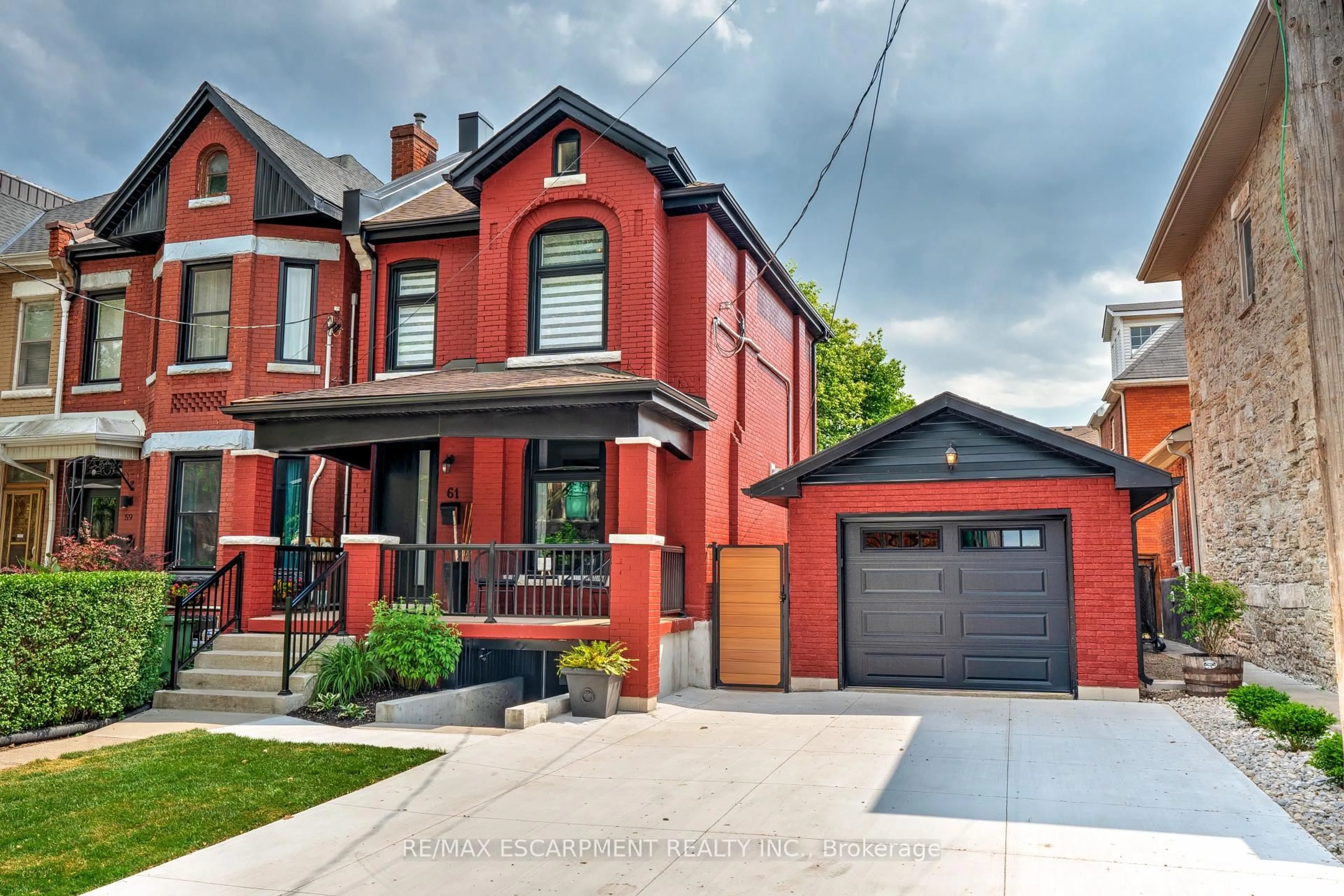 Home with brick exterior material, street for 61 Murray St, Hamilton Ontario L8L 1B4