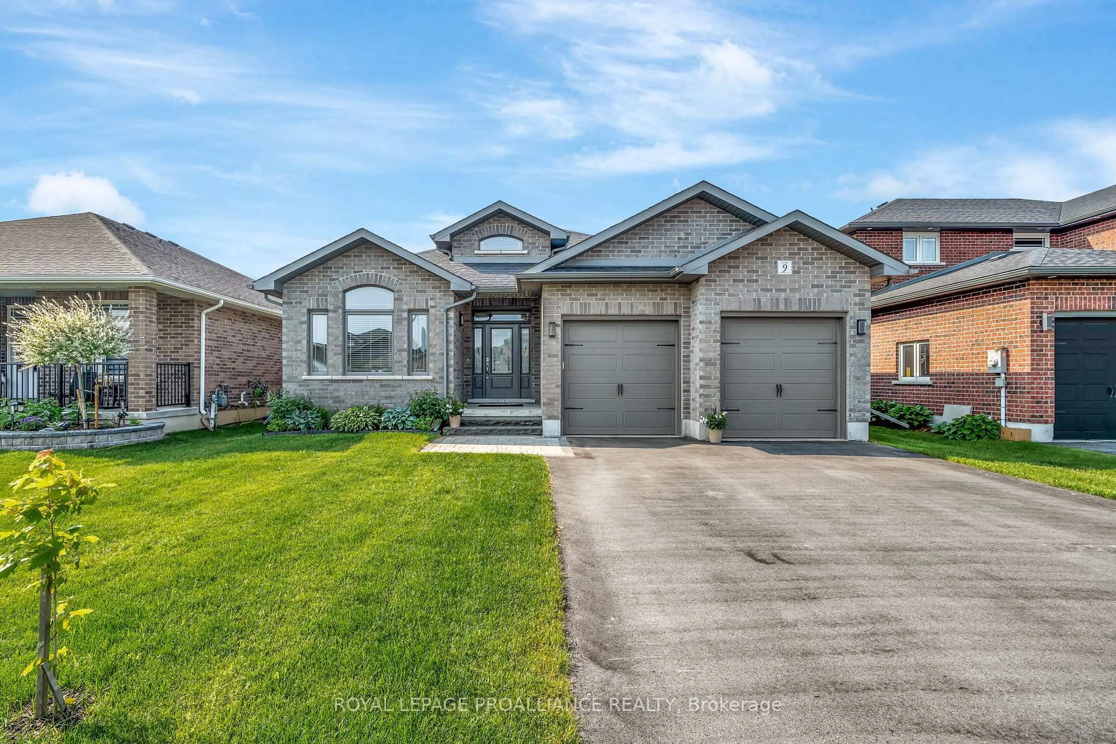 Home with brick exterior material, street for 9 Bel Air Cres, Quinte West Ontario K8V 0H5