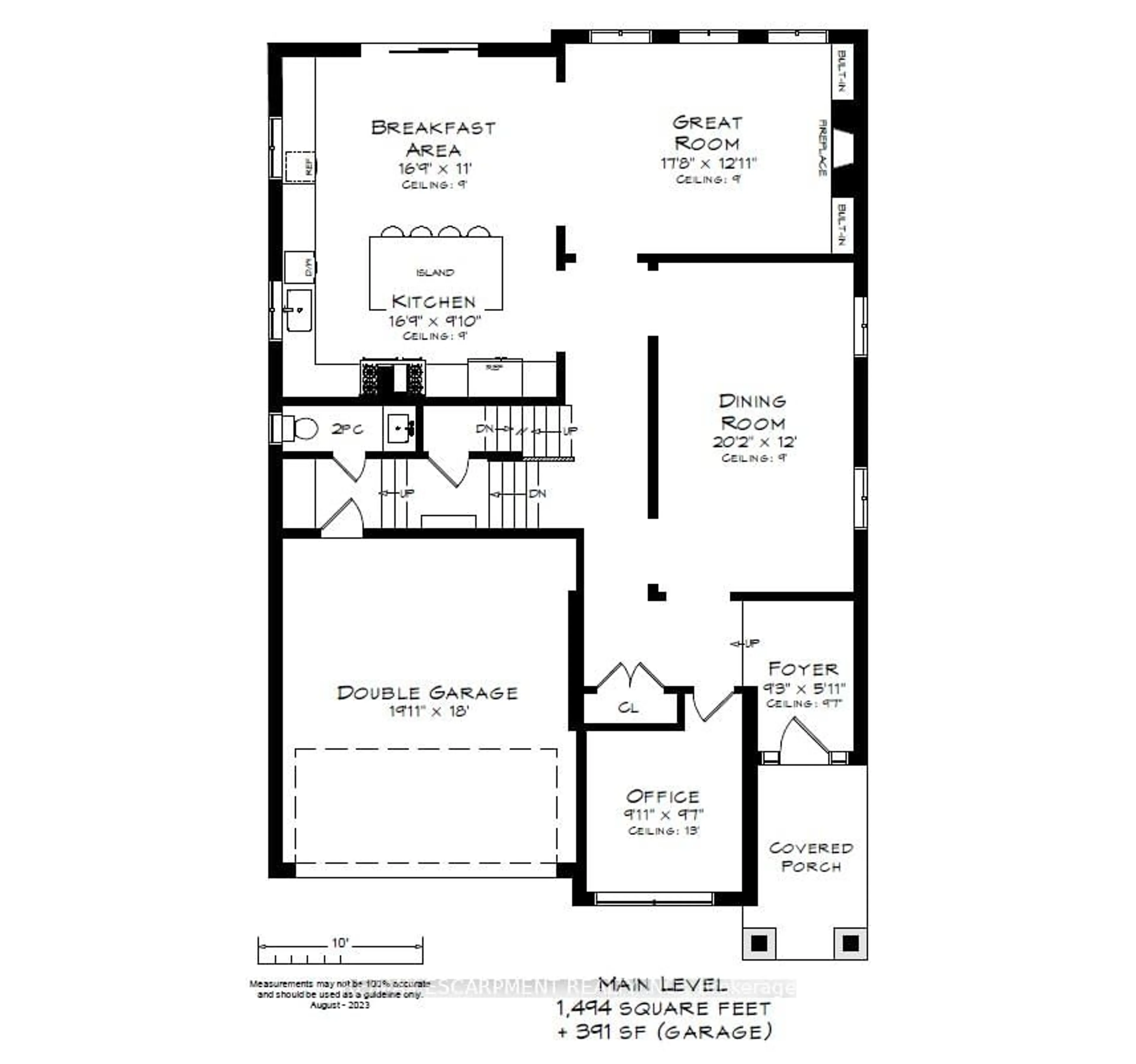 Floor plan for 31 Robarts Dr, Hamilton Ontario L9K 0H5