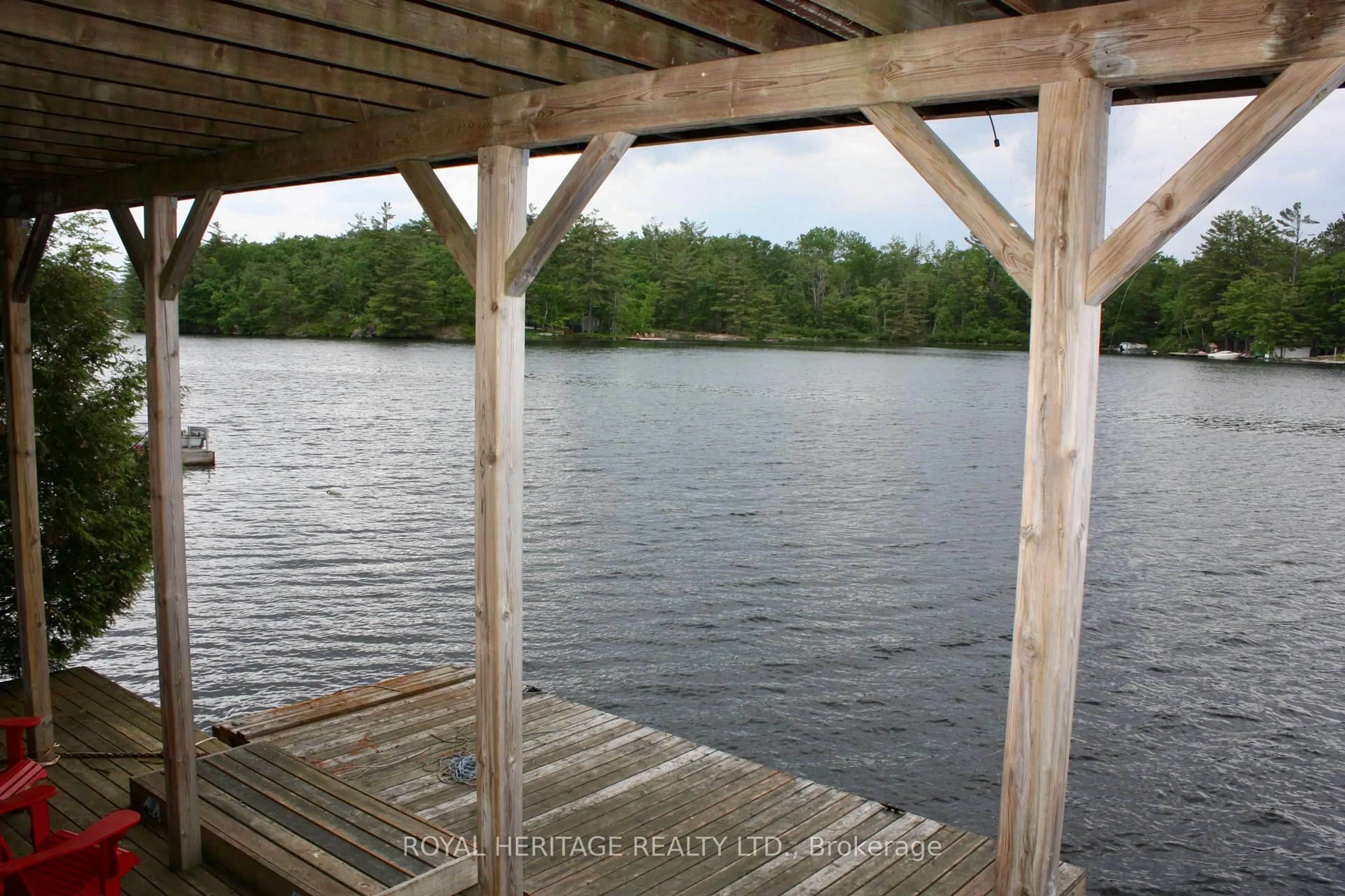 Patio, water/lake/river/ocean view for 388 Island 38, Havelock-Belmont-Methuen Ontario K0L 2H0