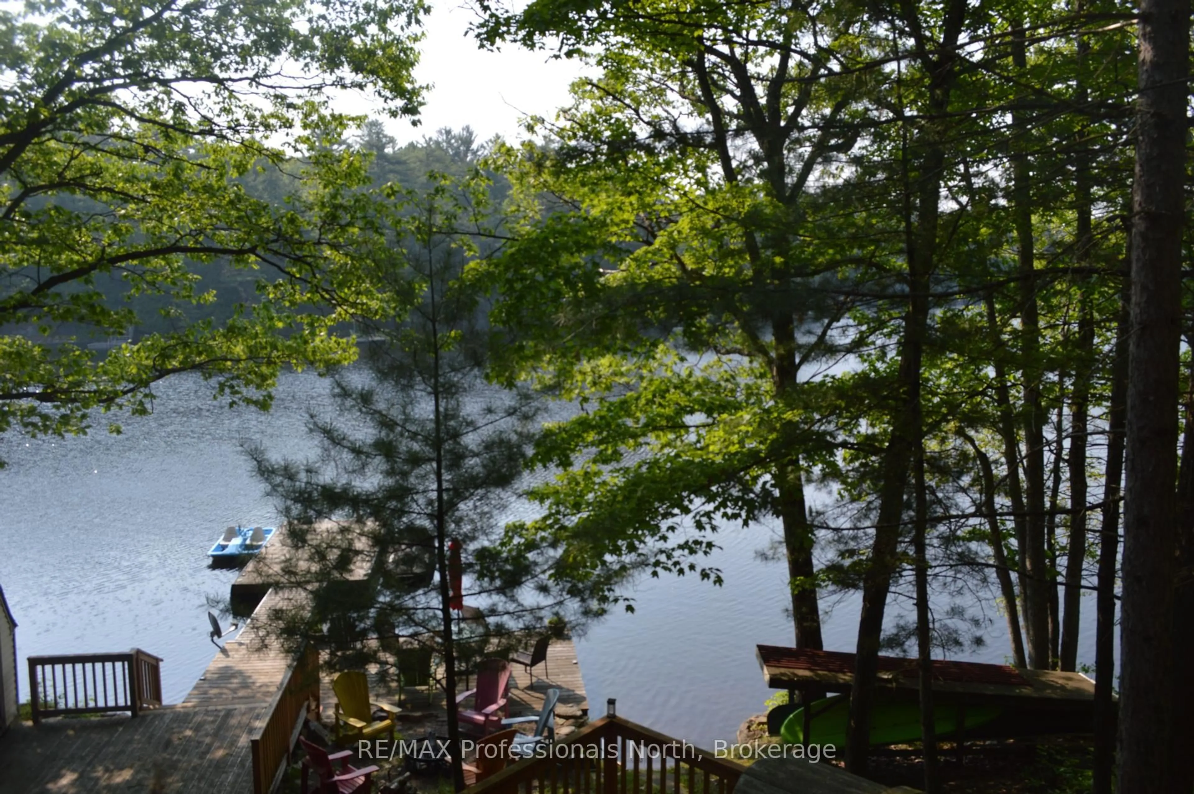 Patio, water/lake/river/ocean view for 1083 Jones Rd, Algonquin Highlands Ontario K0M 1J1