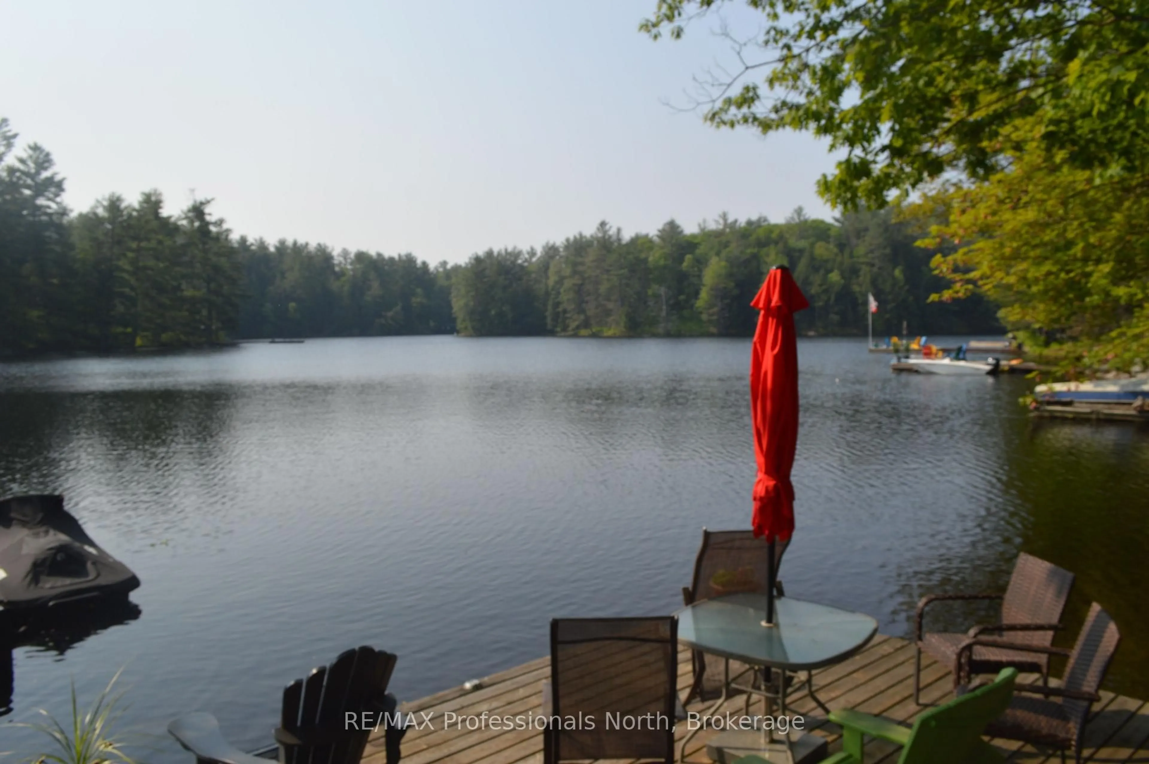 Patio, water/lake/river/ocean view for 1083 Jones Rd, Algonquin Highlands Ontario K0M 1J1
