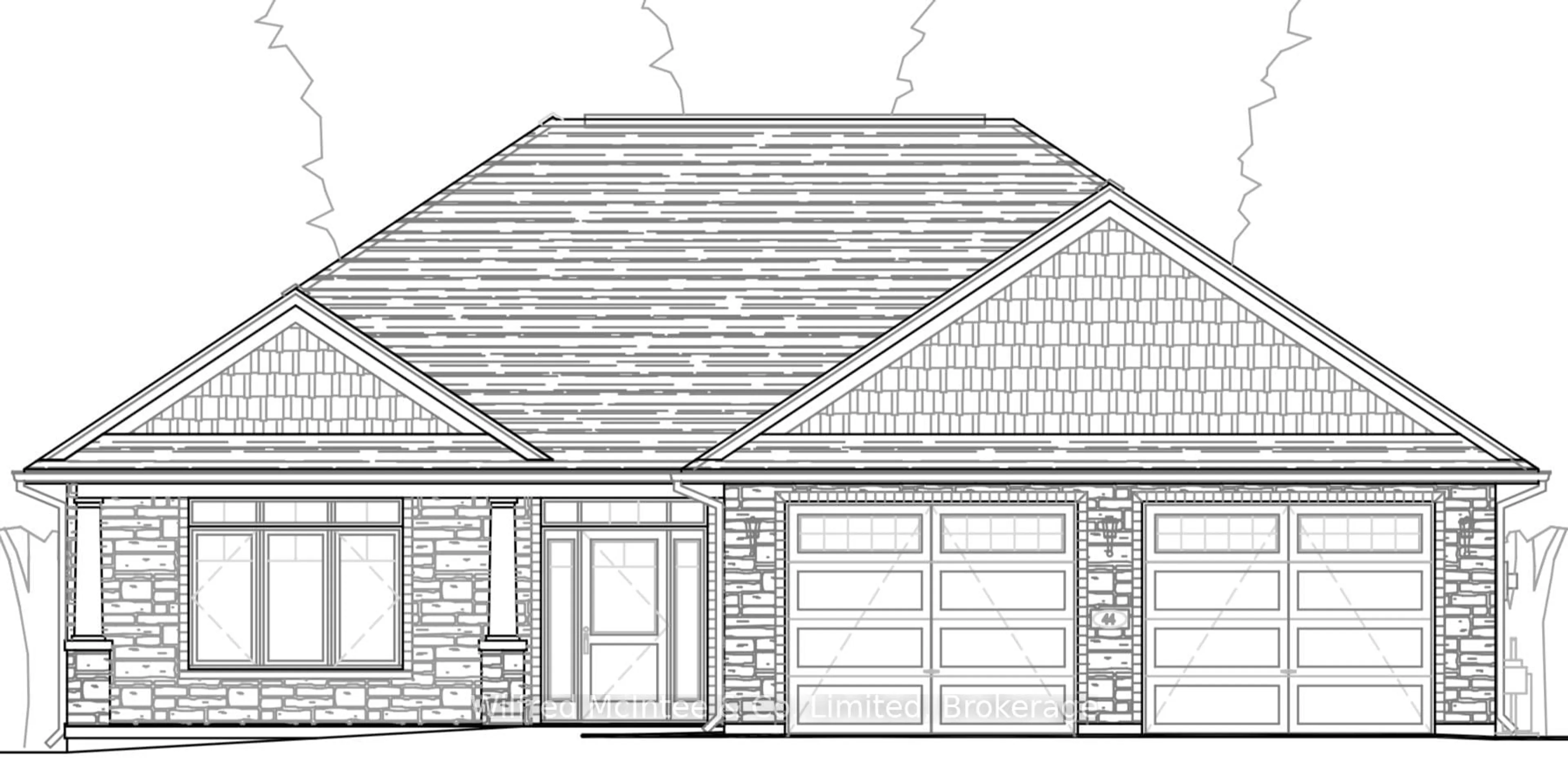 Home with brick exterior material, building for 44 McTavish Cres, Huron-Kinloss Ontario N0G 2R0