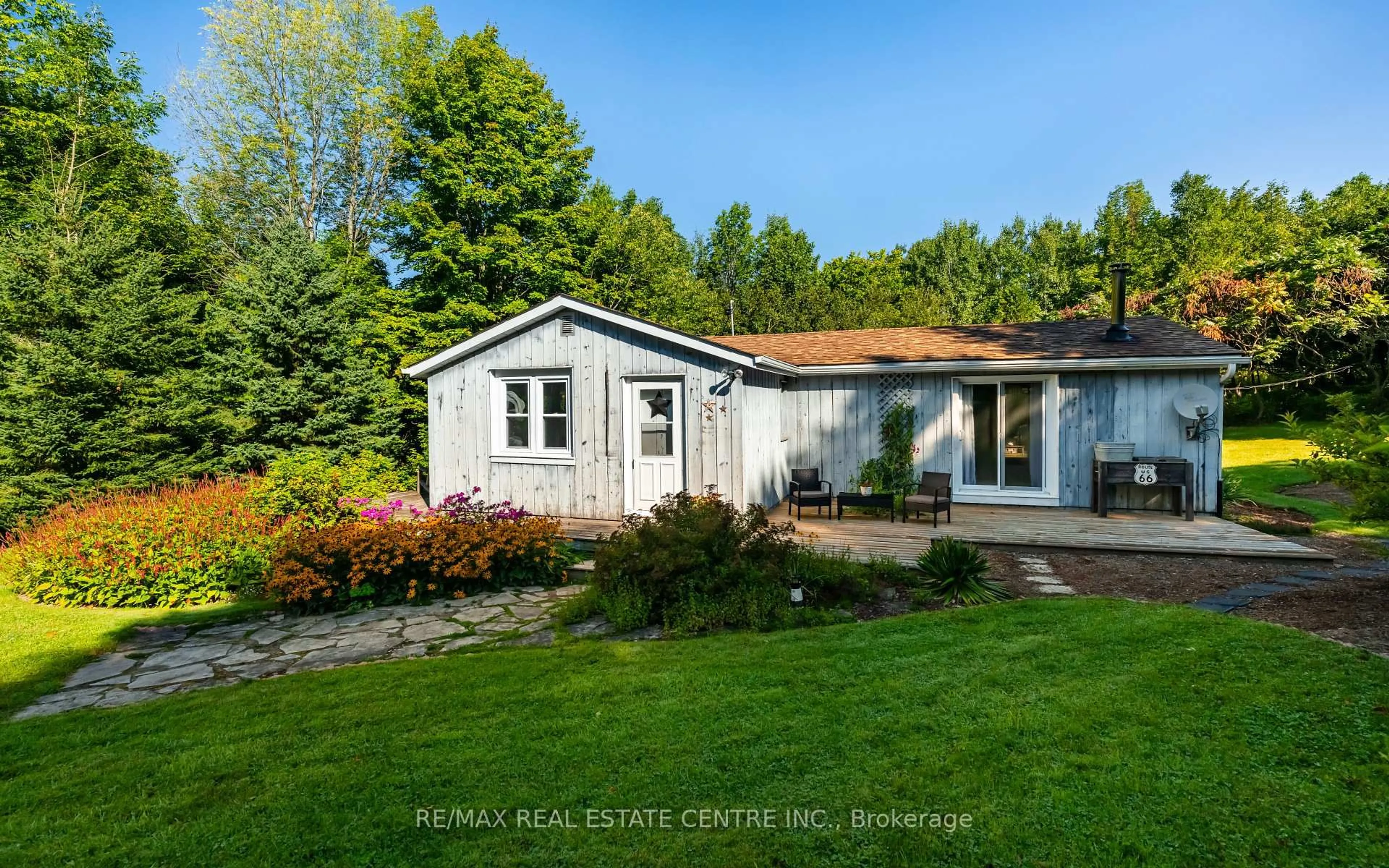 A pic from outside/outdoor area/front of a property/back of a property/a pic from drone, water/lake/river/ocean view for 637217 Prince of Wales Rd, Mulmur Ontario L9V 0C2