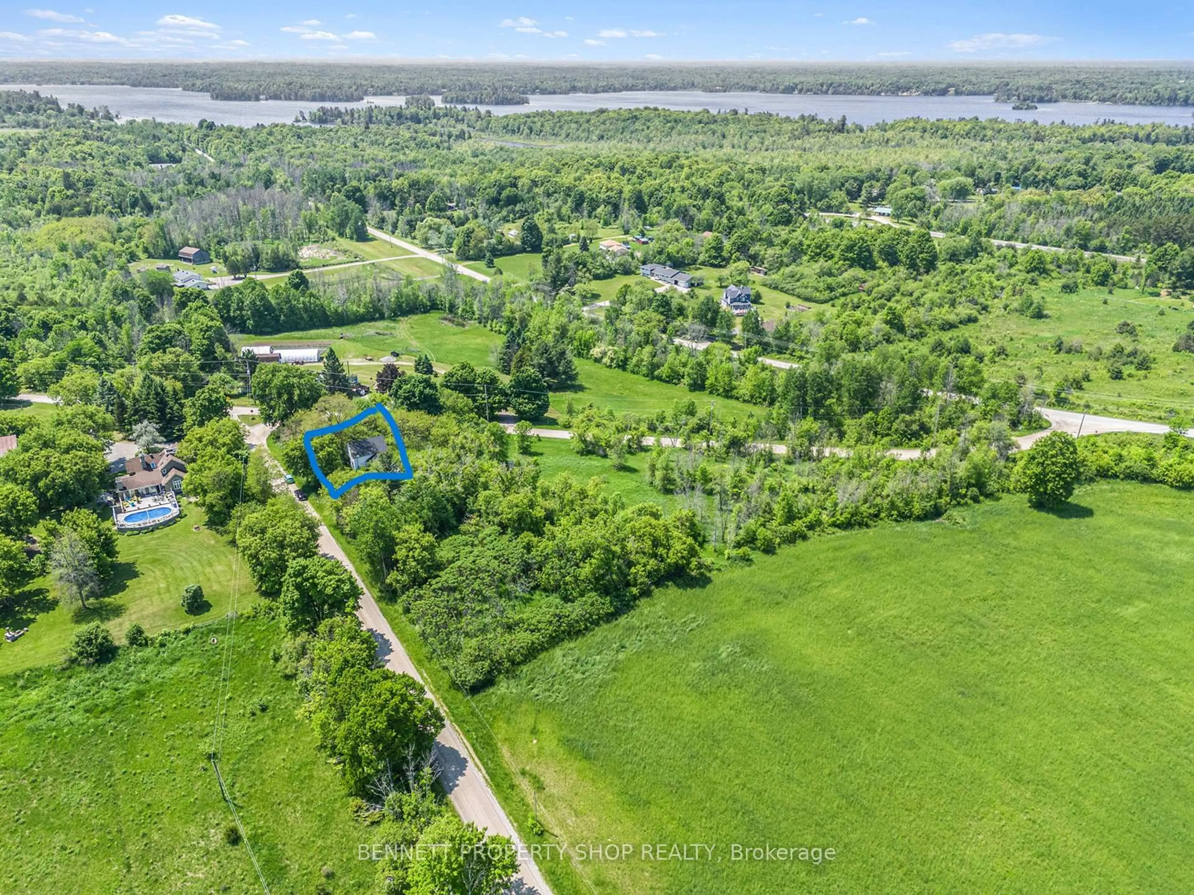 A pic from outside/outdoor area/front of a property/back of a property/a pic from drone, forest/trees view for 30 Kitley S Elmsley Townline Rd, Rideau Lakes Ontario K0G 1L0