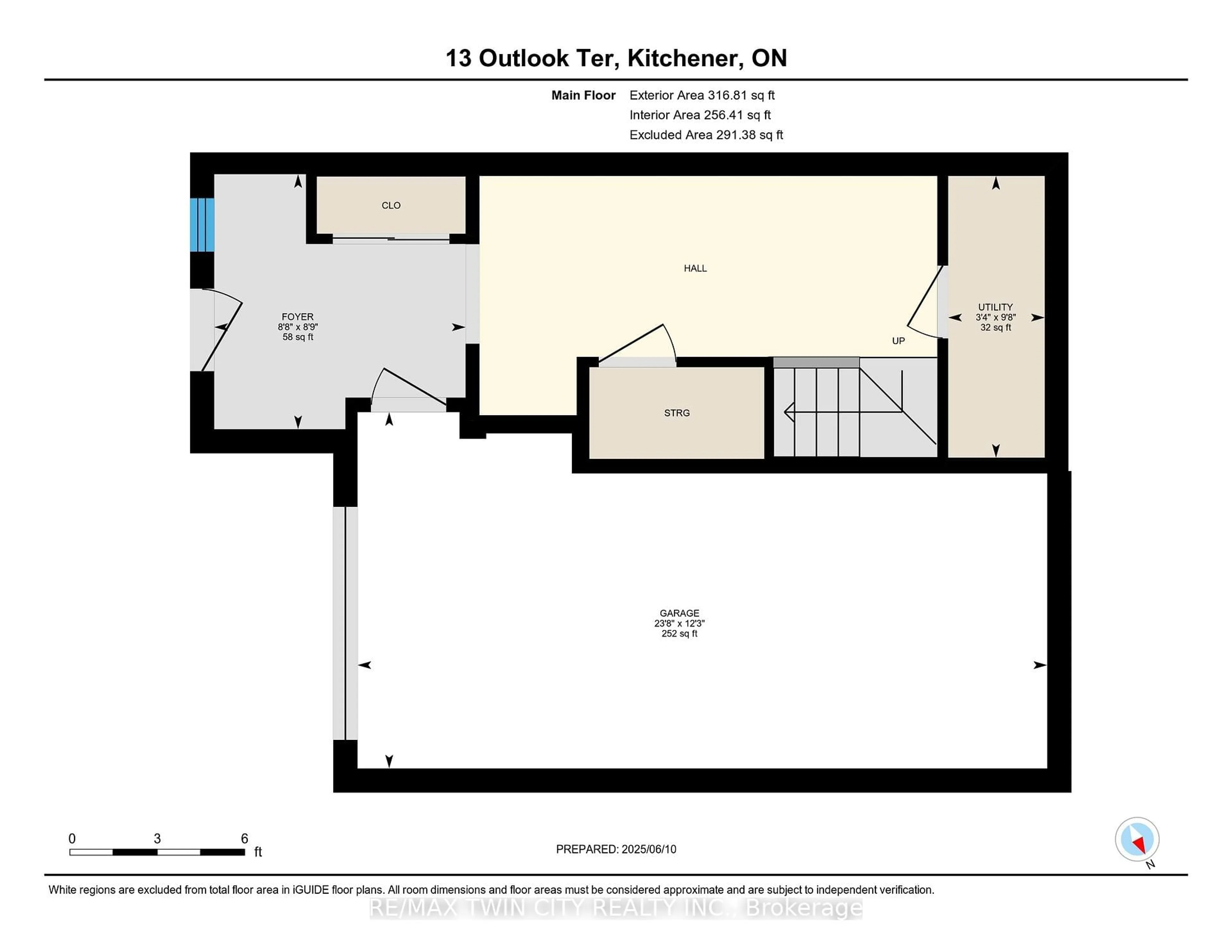 Floor plan for 13 Outlook Terr, Kitchener Ontario N2R 0K6