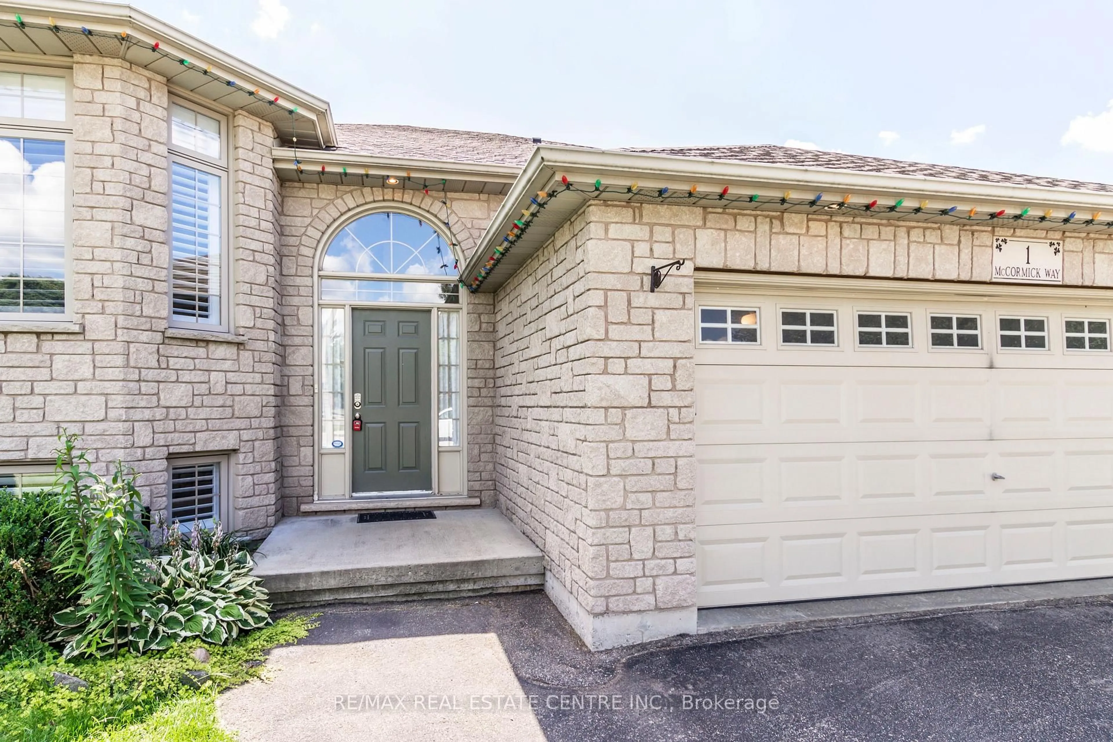 Home with brick exterior material, street for 1 Mccormick Way, Brantford Ontario N3V 1E6