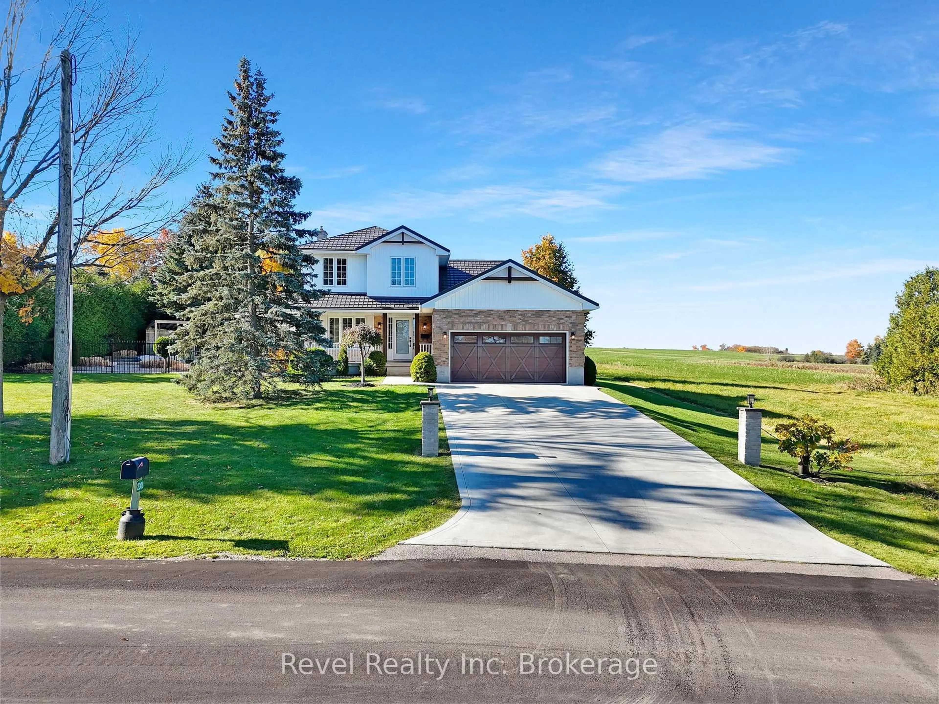 A pic from outside/outdoor area/front of a property/back of a property/a pic from drone, water/lake/river/ocean view for 2308 WALKER Rd, Wilmot Ontario N3A 1N2