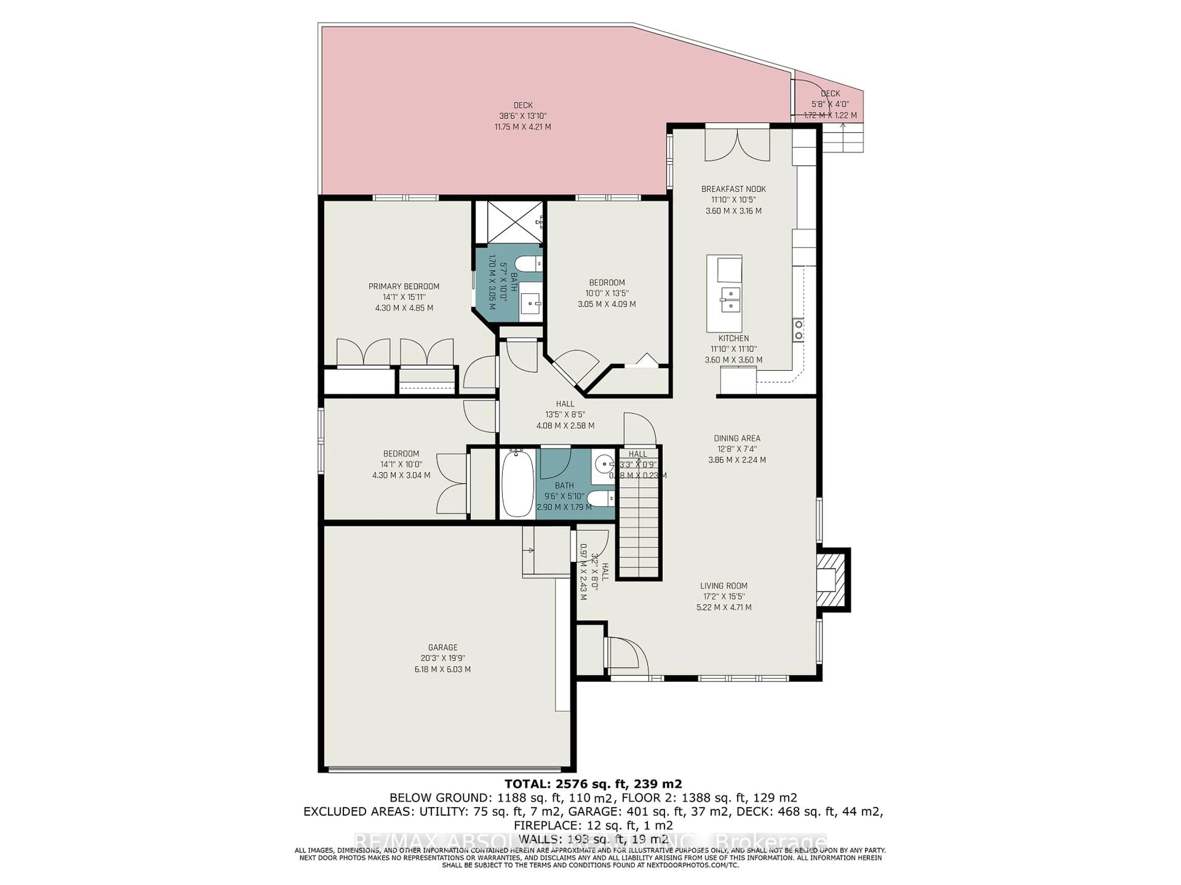 Floor plan for 128 Mclachlin St, Arnprior Ontario K7S 3Y5