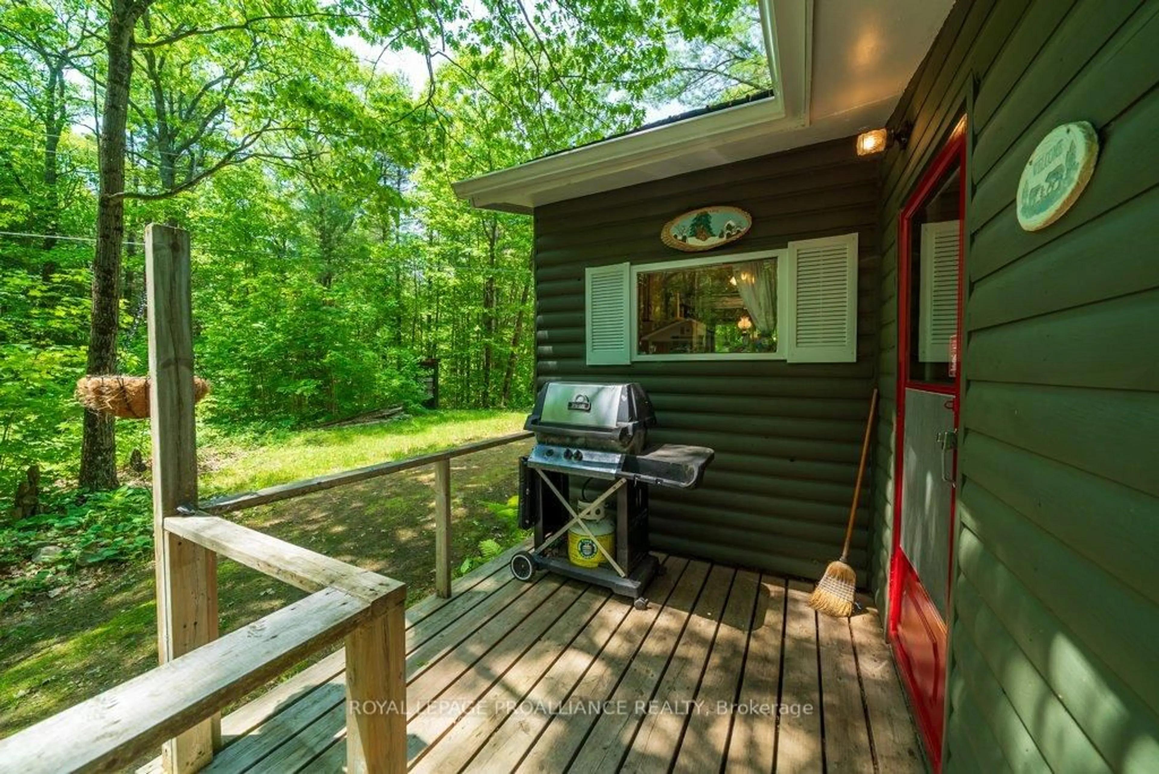 Patio, forest/trees view for 633 Jacques Bay Rd, Cloyne Ontario K0H 1K0