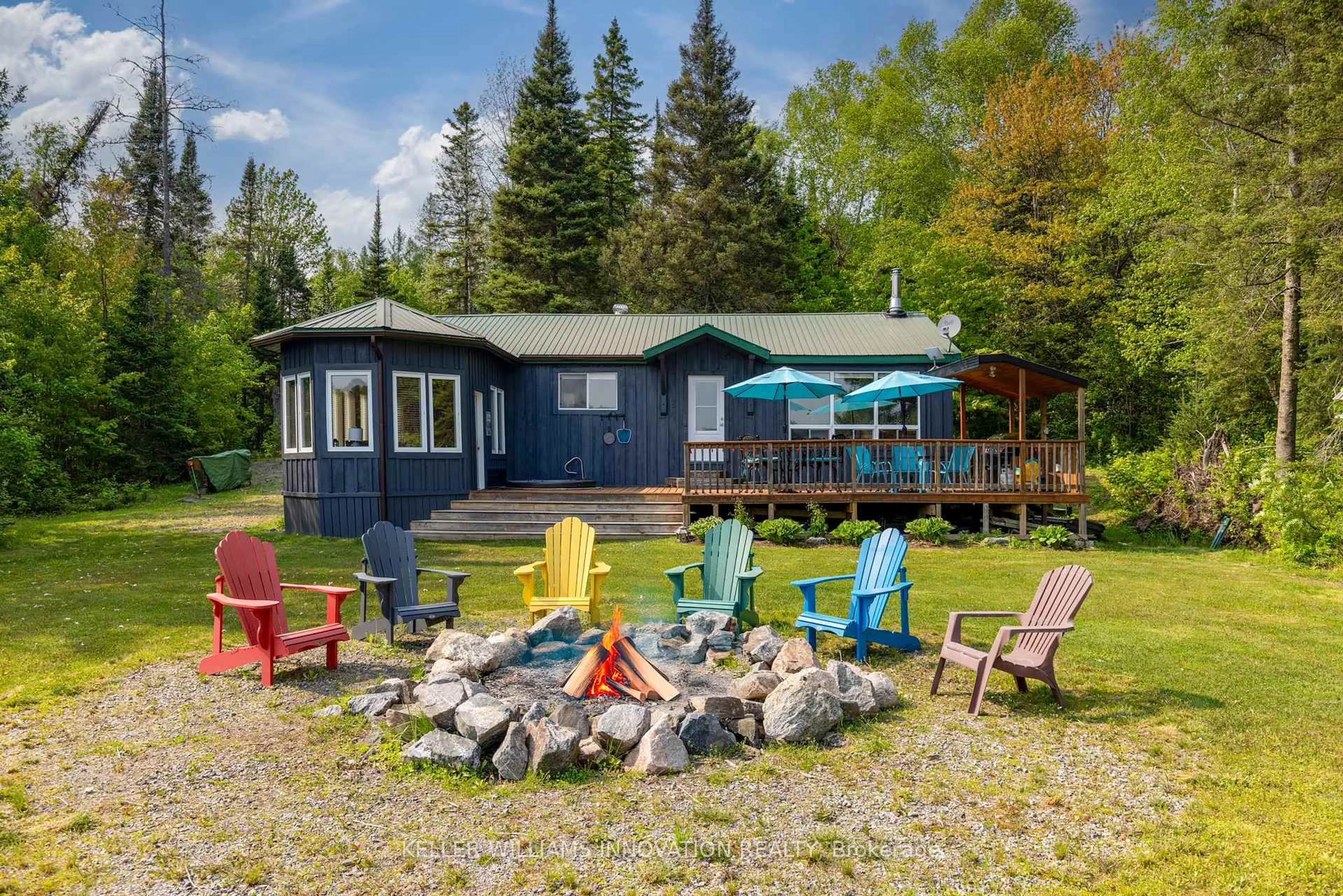 Patio, water/lake/river/ocean view for 790 DEER LAKE Rd, Parry Sound Remote Area Ontario P0A 1Z0