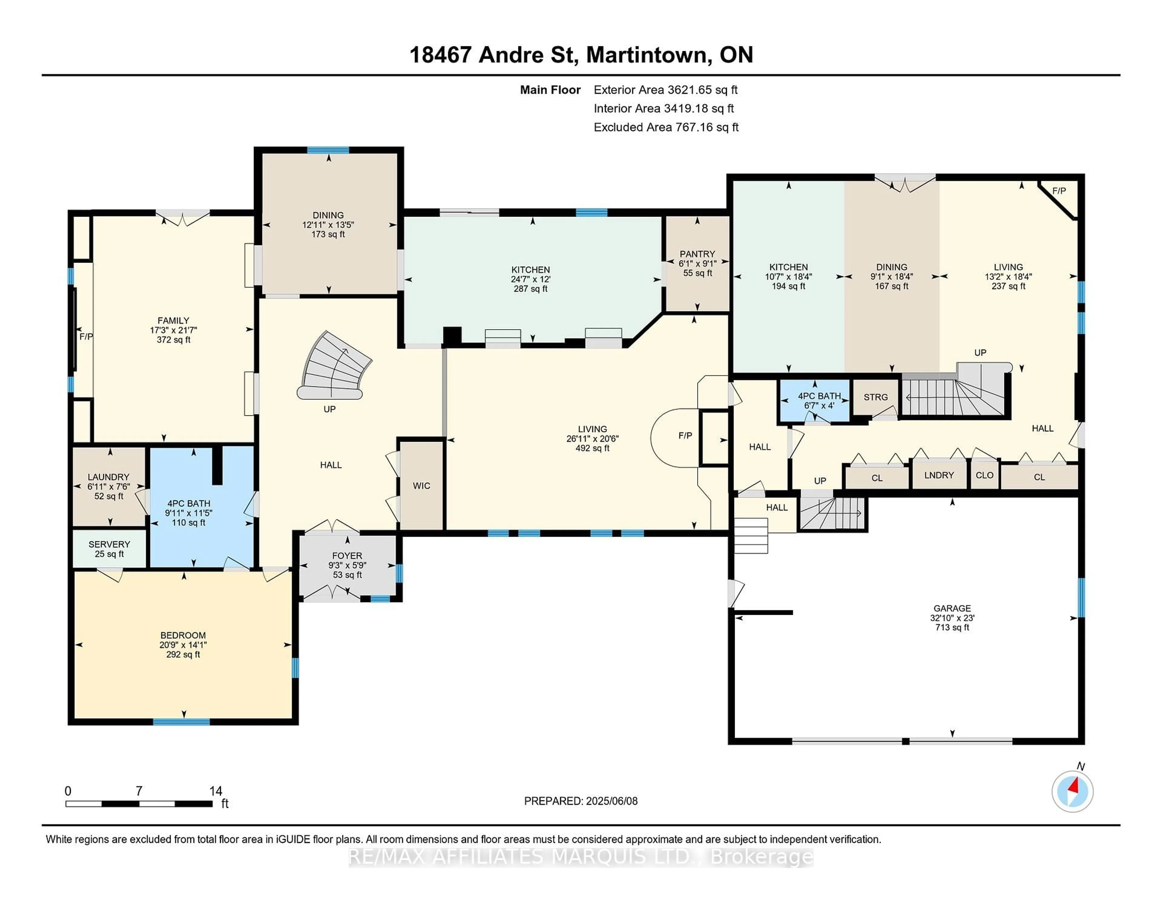 Floor plan for 18467 Andre Ave, South Glengarry Ontario K0C 1S0