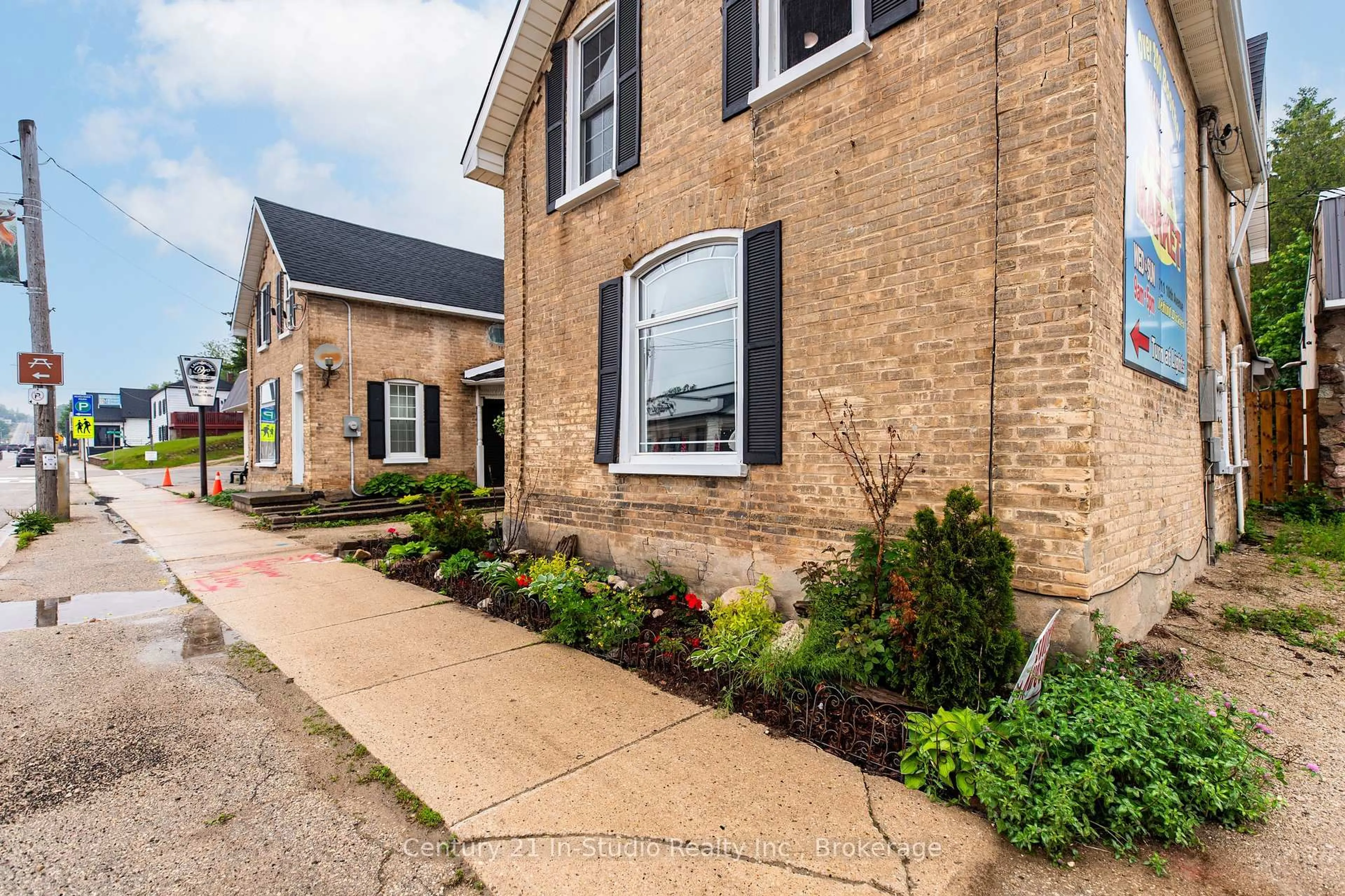 Home with brick exterior material, street for 215 GARAFRAXA St, West Grey Ontario N0G 1R0
