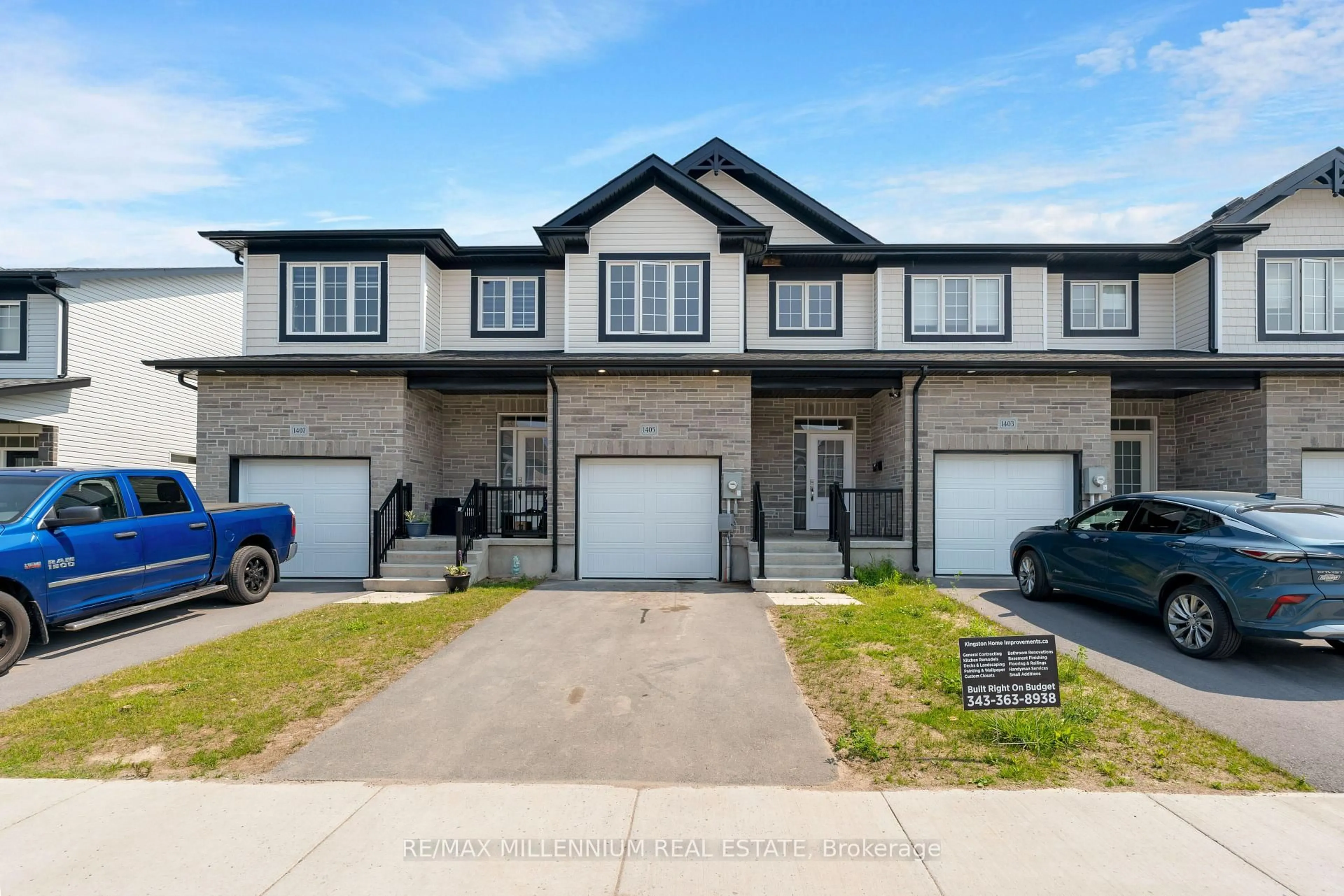 A pic from outside/outdoor area/front of a property/back of a property/a pic from drone, street for 1405 Summer St, Kingston Ontario K7K 0H8