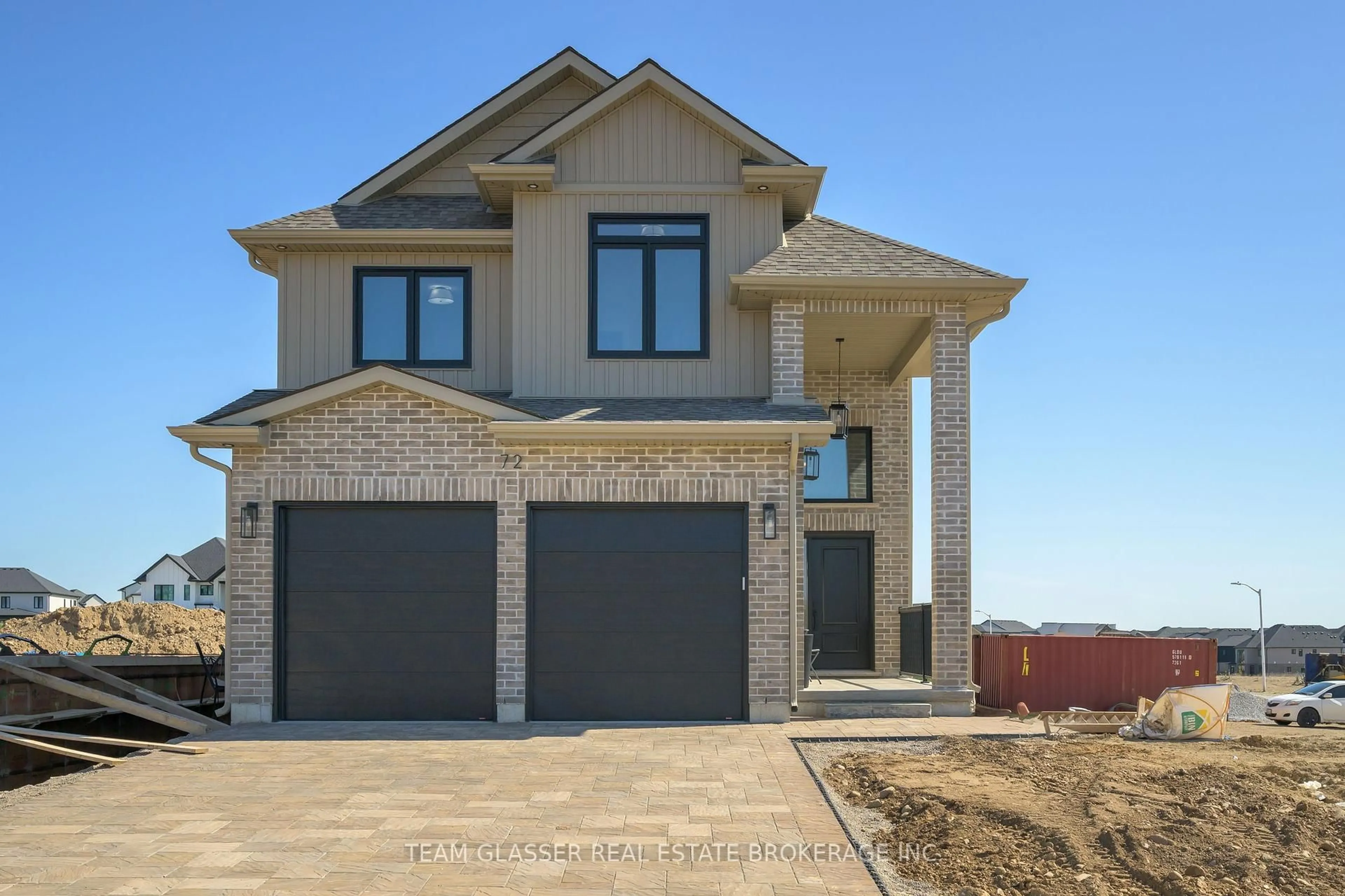 Home with brick exterior material, street for 72 ALLISTER Dr, Middlesex Centre Ontario N0L 1R0