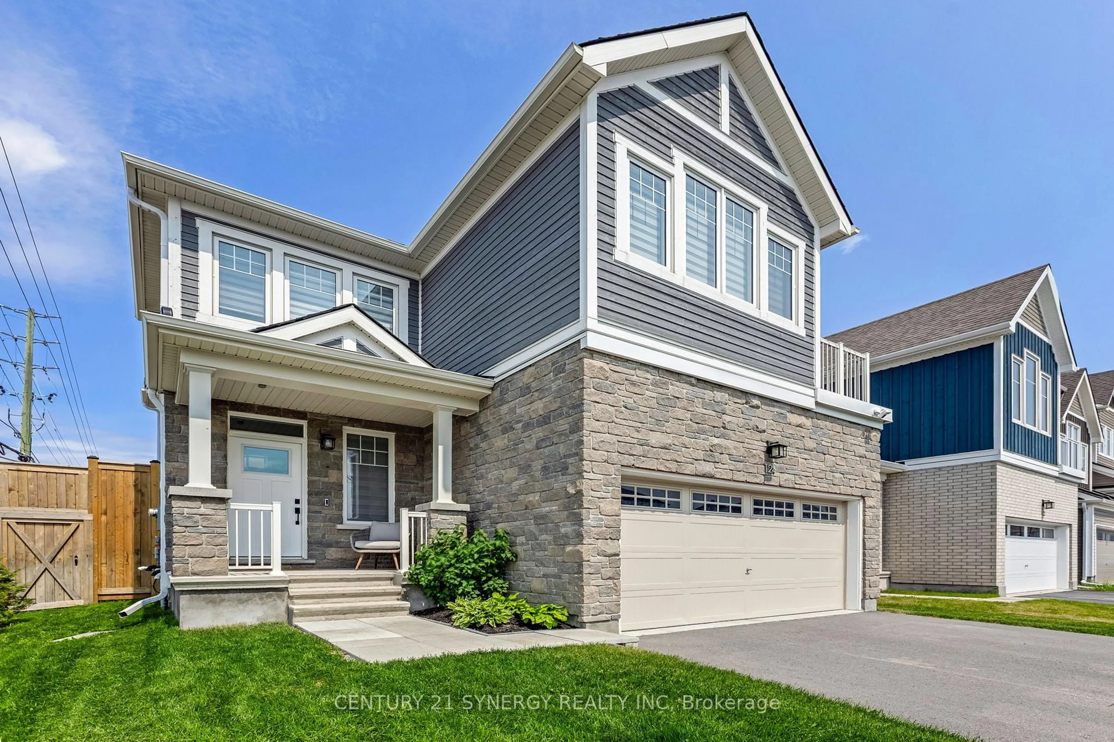 Home with brick exterior material, street for 124 Equitation Circ, Richmond Ontario K0A 2Z0