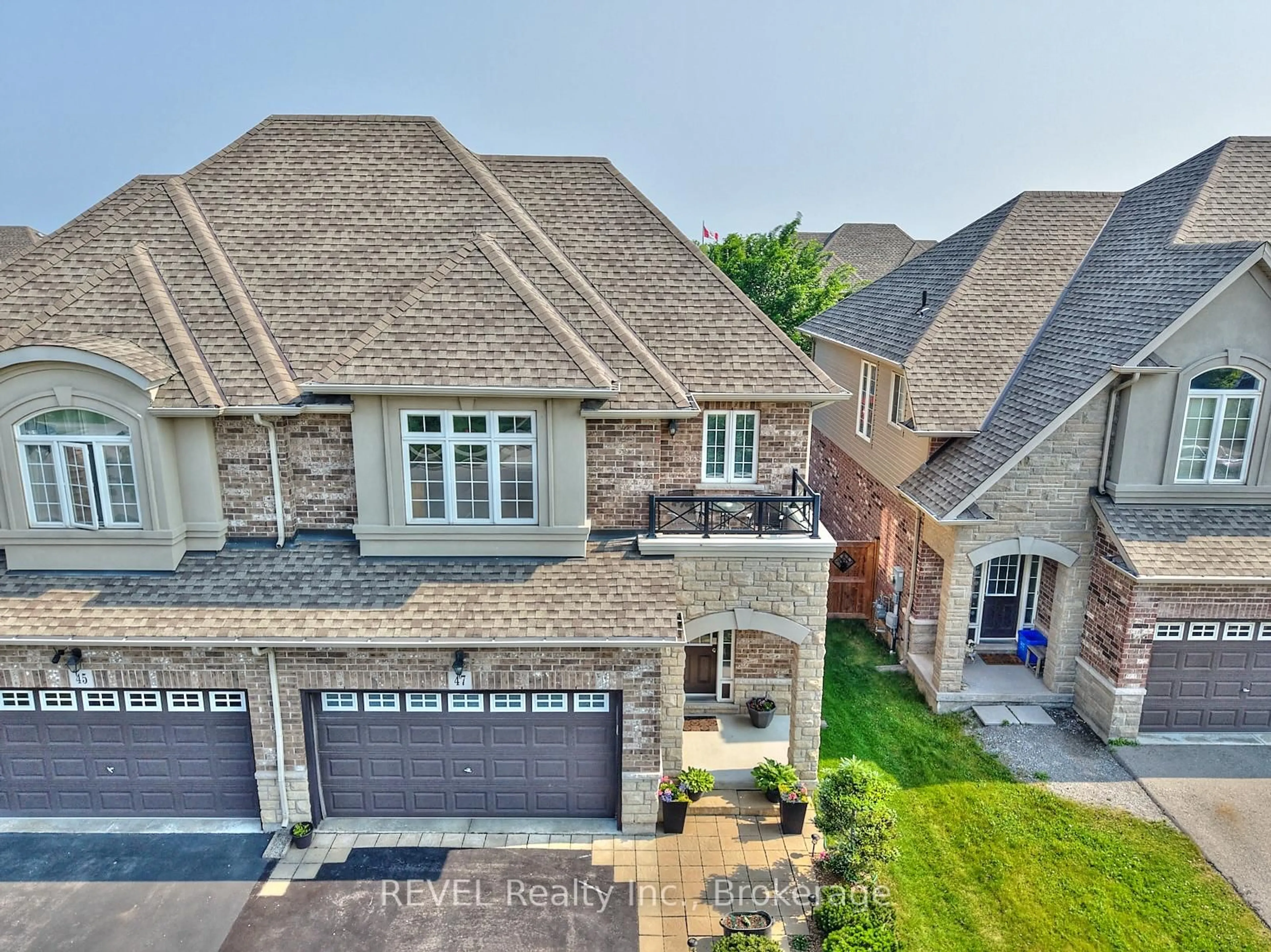 Home with brick exterior material, street for 47 Galileo Dr, Hamilton Ontario L8E 0H1
