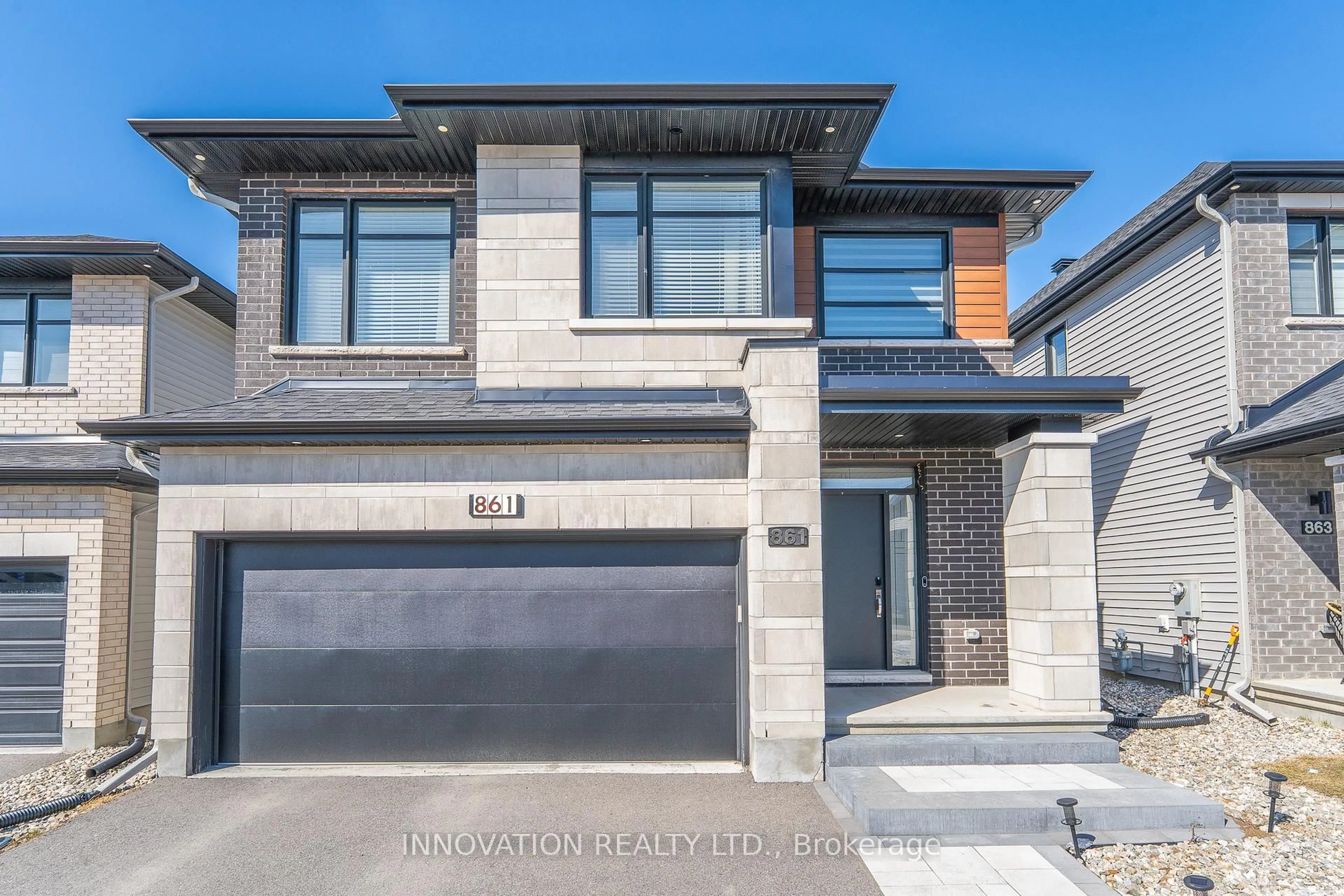 Home with brick exterior material, street for 861 Atrium Rdge, Ottawa Ontario K4M 0K1