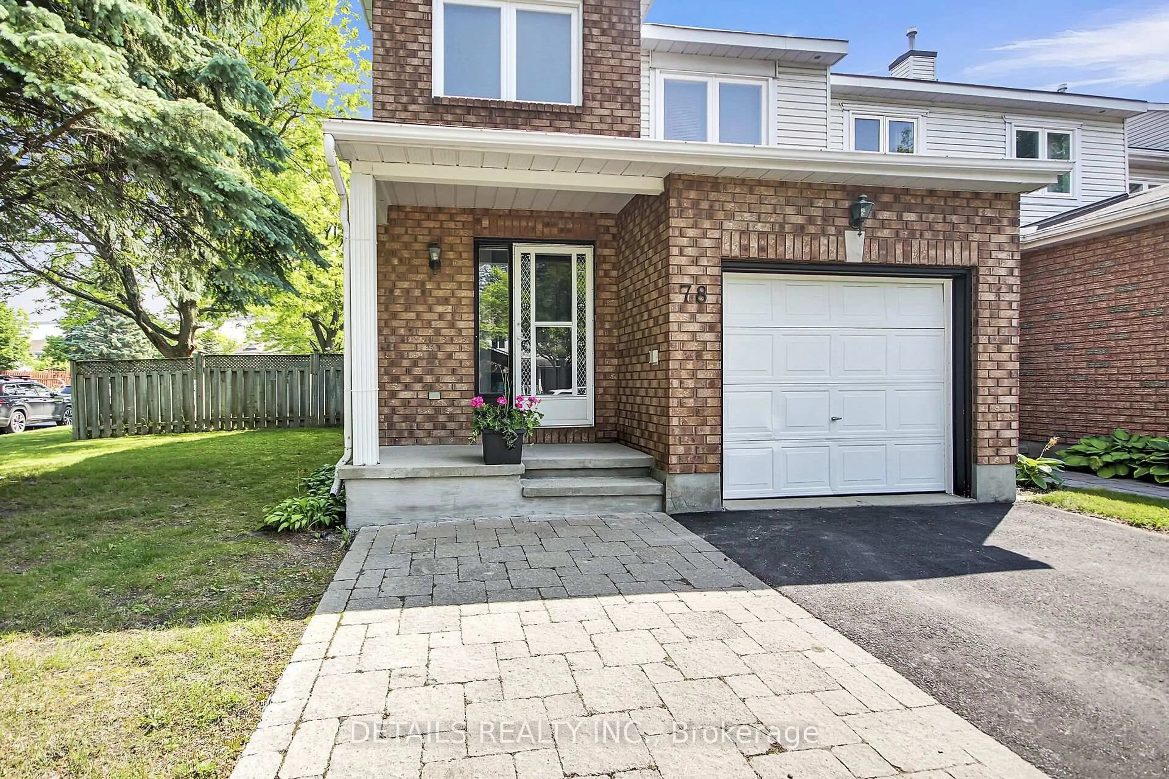 Home with brick exterior material, street for 78 Markland Cres, Ottawa Ontario K2G 5Z6