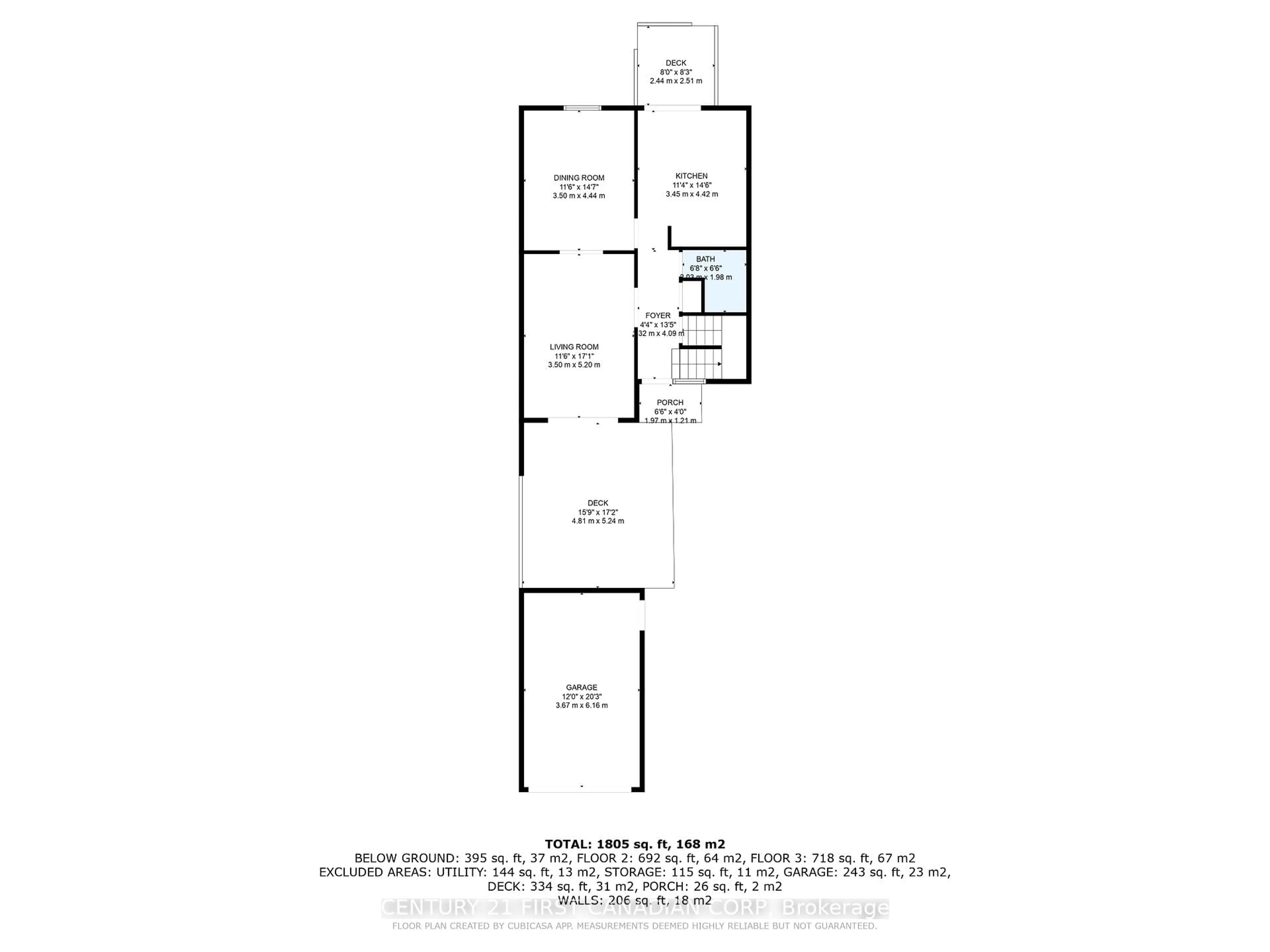 Floor plan for 657 Woodcrest Blvd #14, London South Ontario N6K 1P8