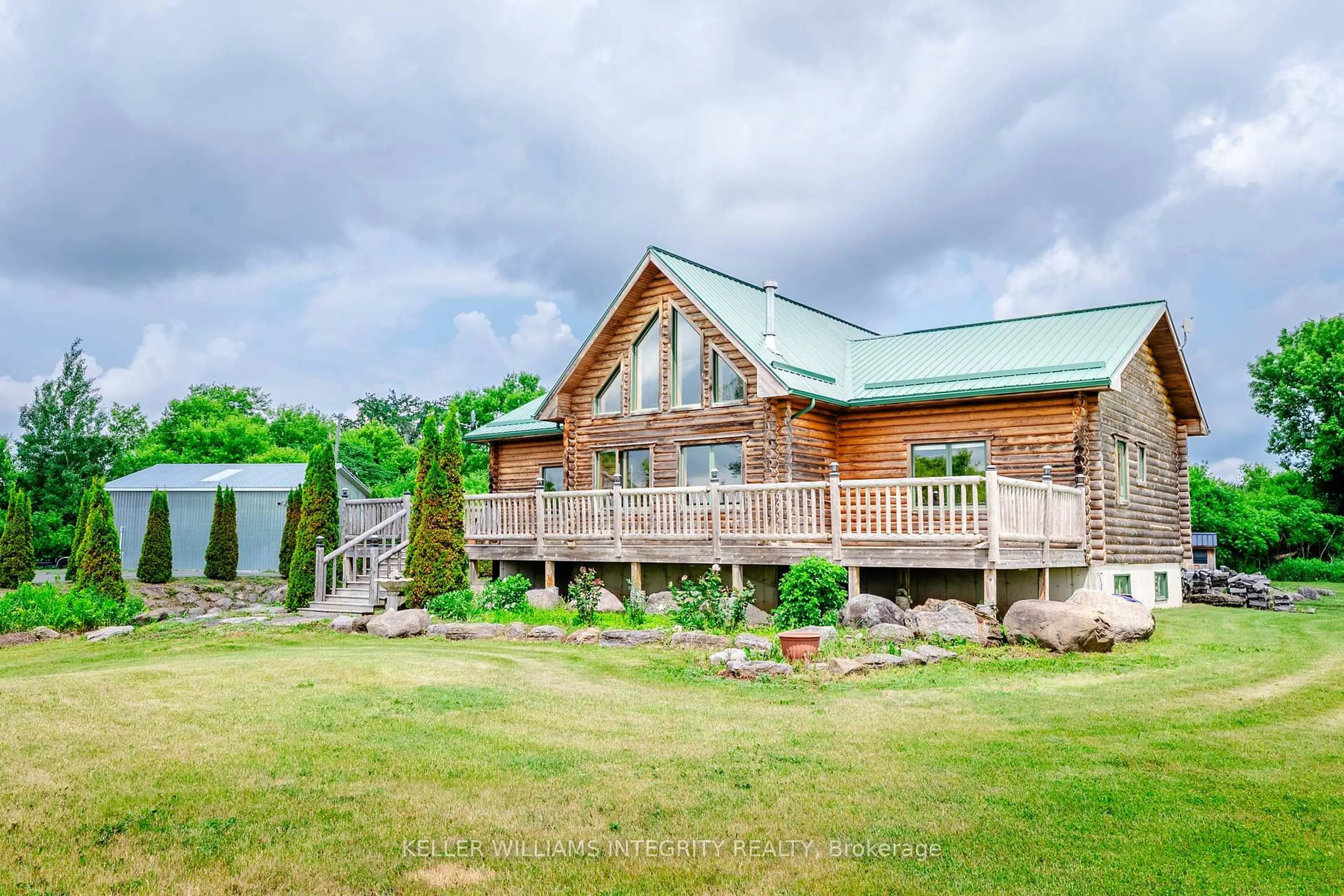 A pic from outside/outdoor area/front of a property/back of a property/a pic from drone, mountain view for 19799 County 24 Rd, North Glengarry Ontario K0C 1J0