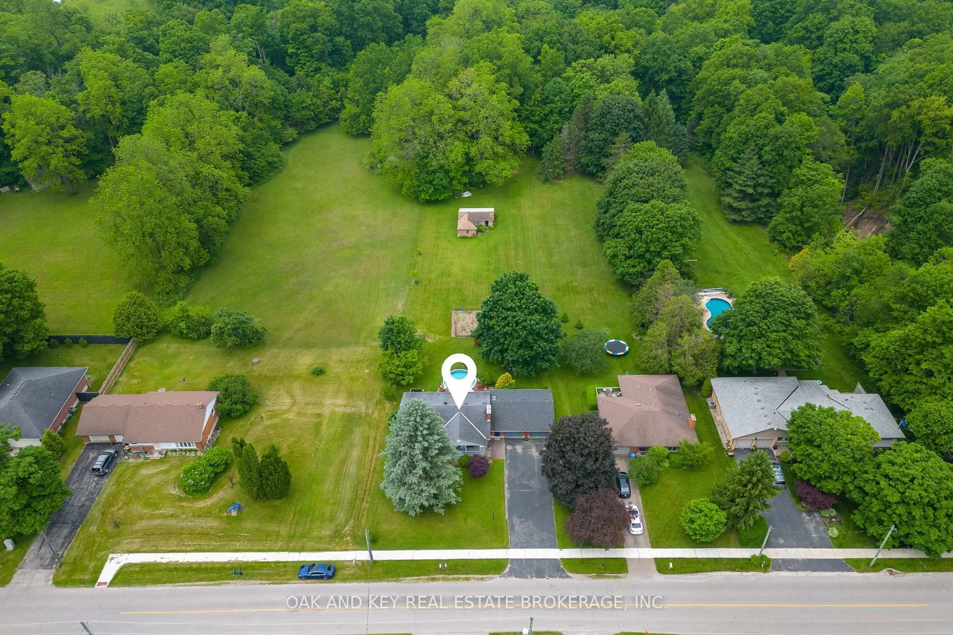 A pic from outside/outdoor area/front of a property/back of a property/a pic from drone, unknown for 3603 Springer Rd, Middlesex Centre Ontario N0L 1E0