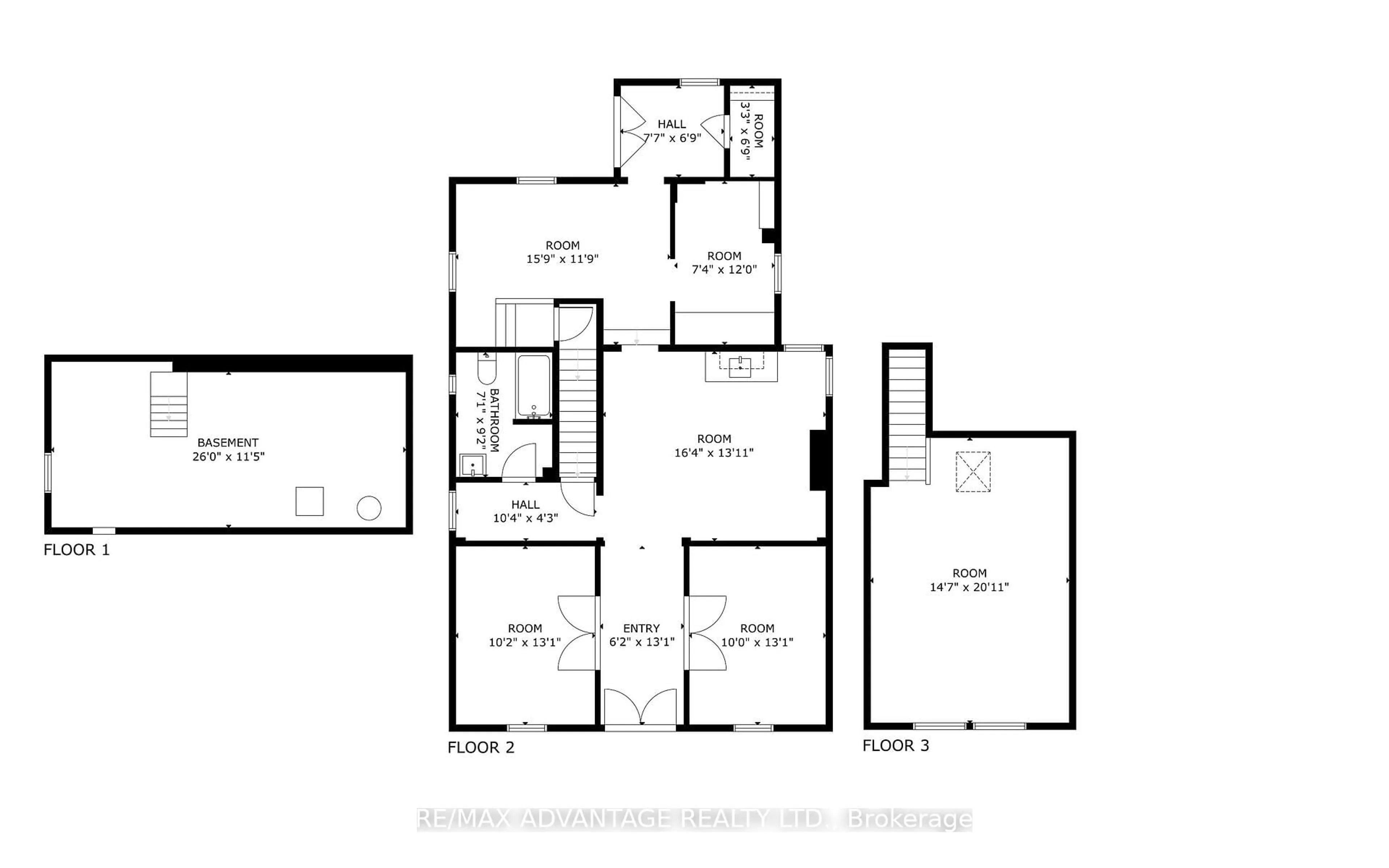 Floor plan for 301 Horton St, London East Ontario N6B 1L2