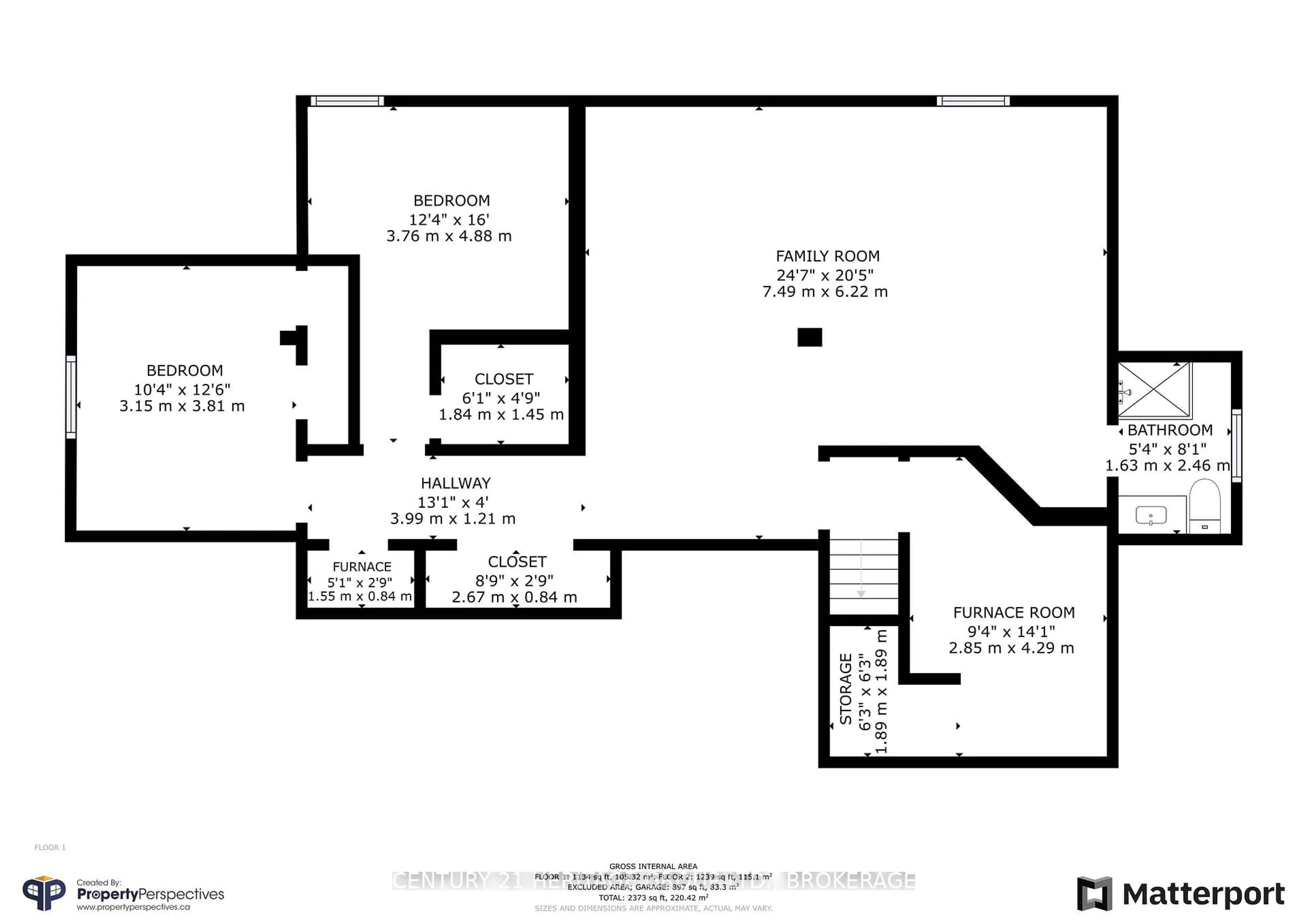 Floor plan for 2211 Colehill Rd, Kingston Ontario K0H 1S0