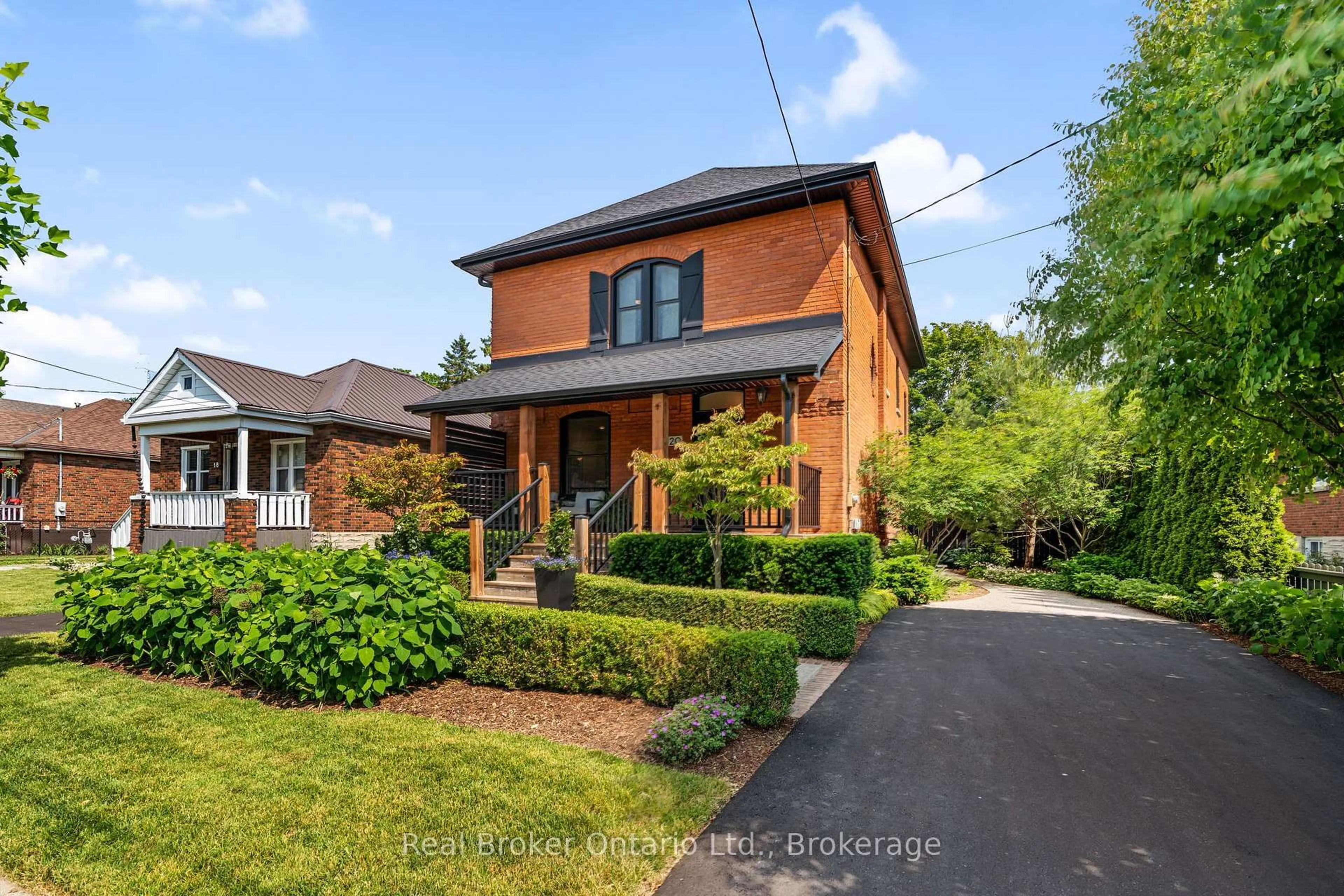 Home with brick exterior material, street for 20 Alice St, Brantford Ontario N3R 1Y2