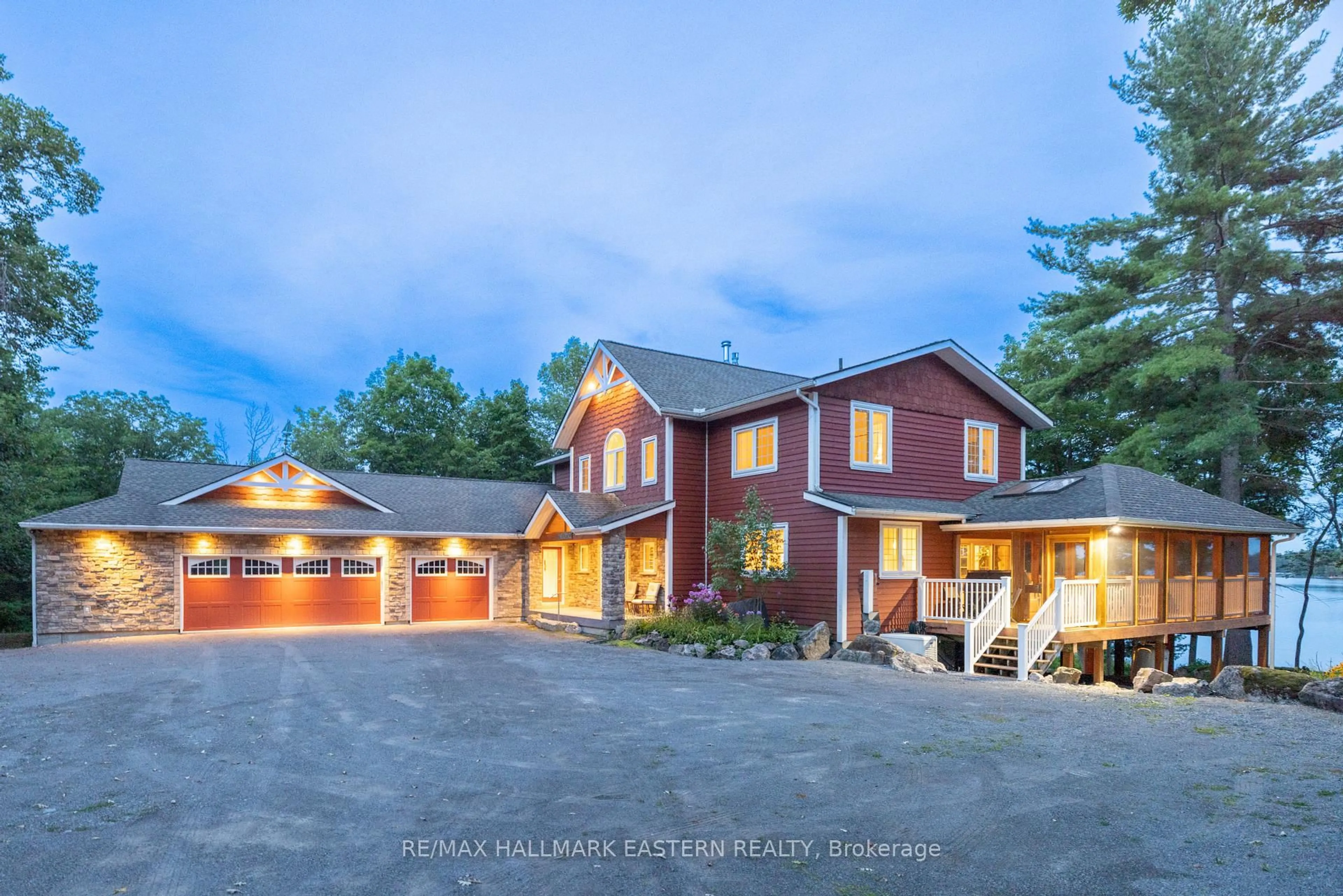 A pic from outside/outdoor area/front of a property/back of a property/a pic from drone, unknown for 22 Fraser Estates Lane, North Kawartha Ontario K0L 3E0
