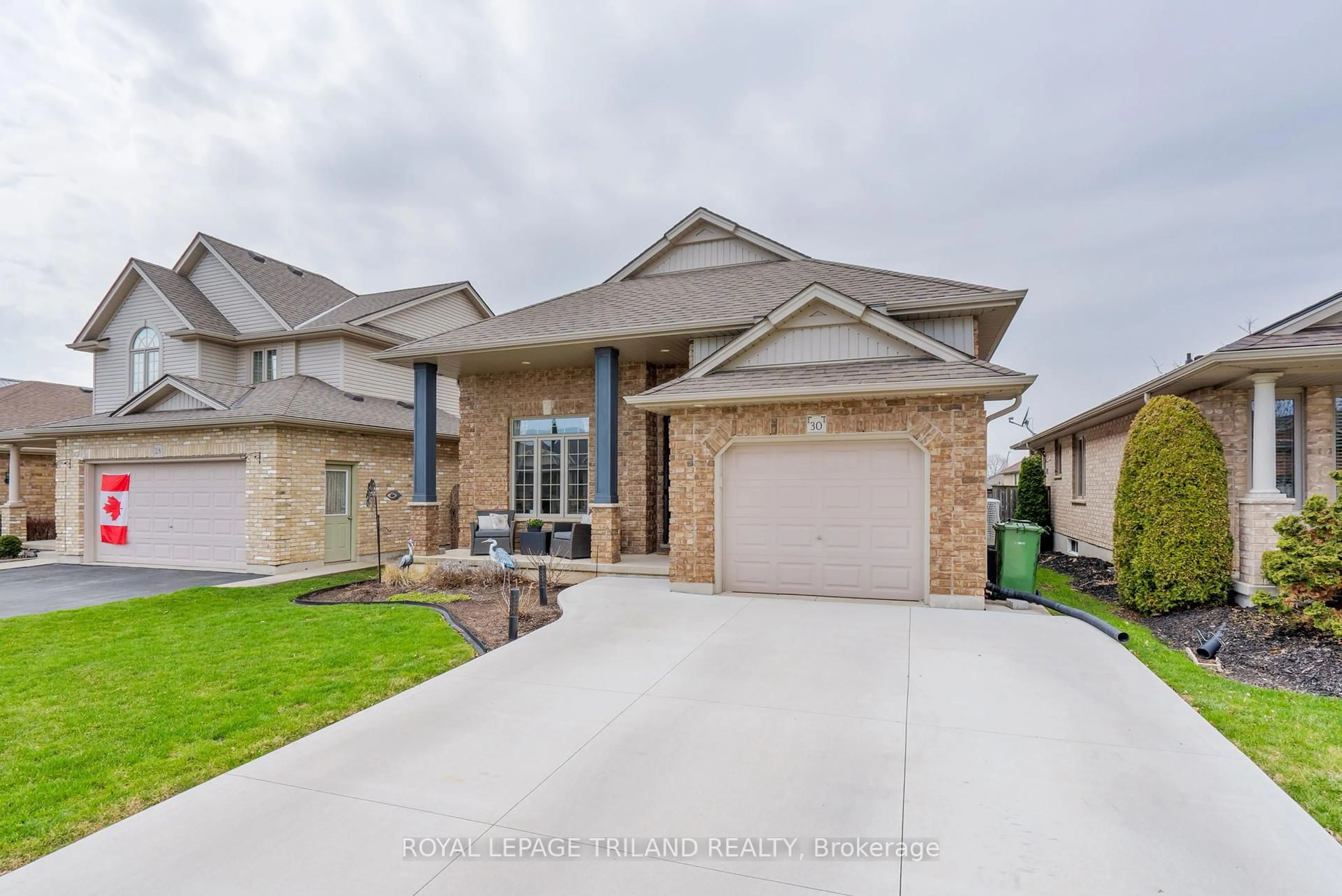 Home with brick exterior material, street for 30 Hagerman Cres, St. Thomas Ontario N5R 6K2