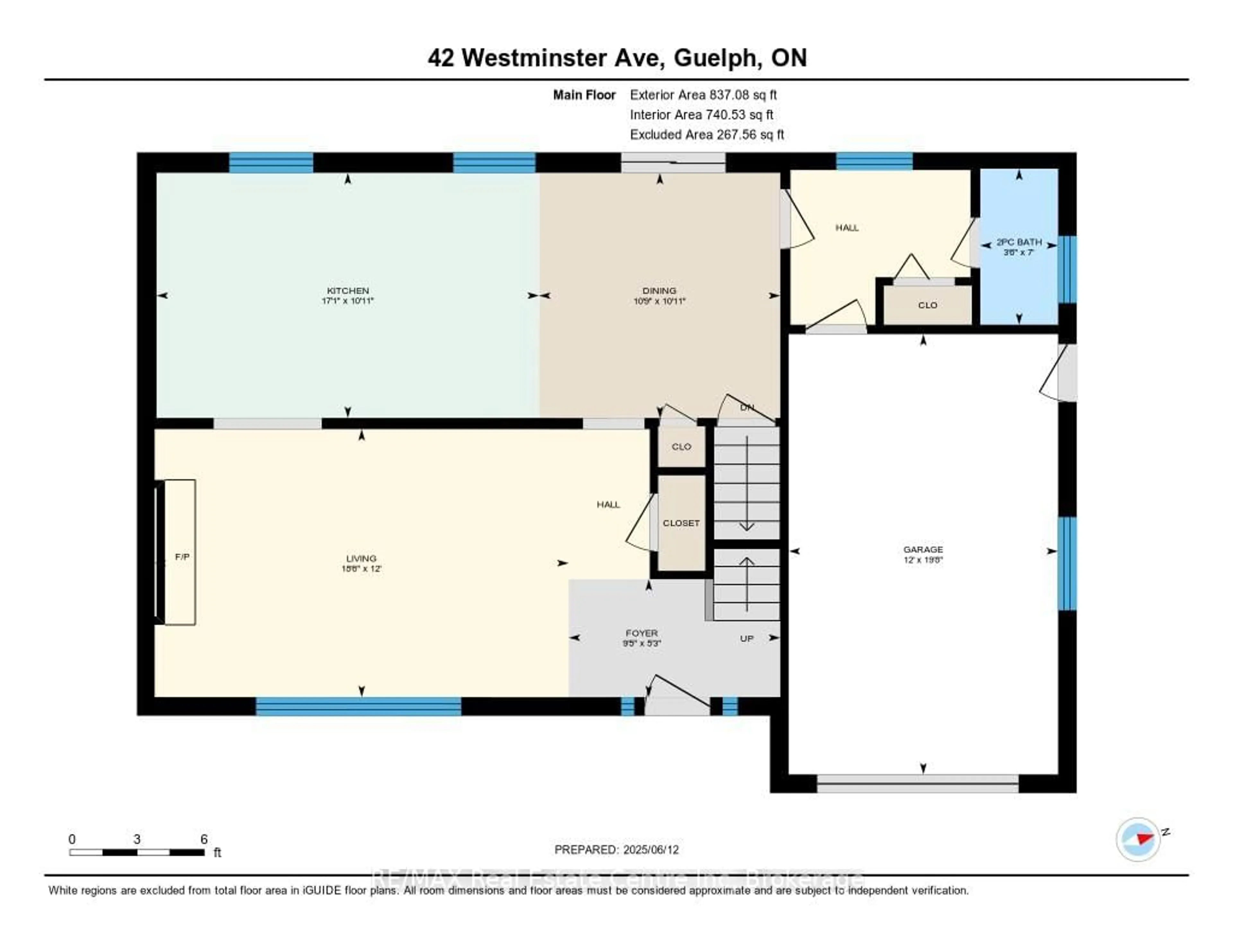 Floor plan for 42 Westminster Ave, Guelph Ontario N1E 4C1