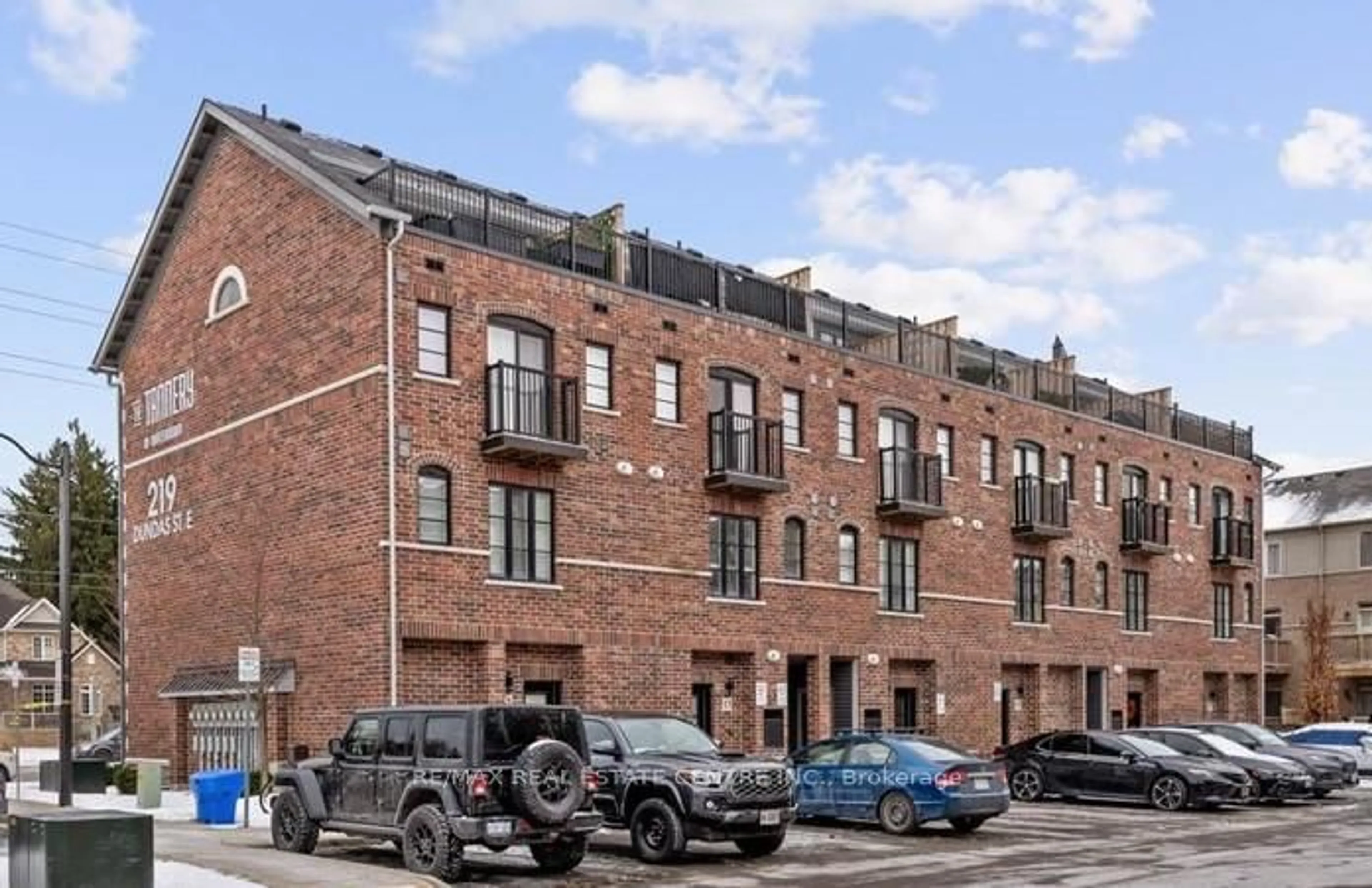 Home with brick exterior material, street for 219 Dundas St #13, Hamilton Ontario L8B 1V9