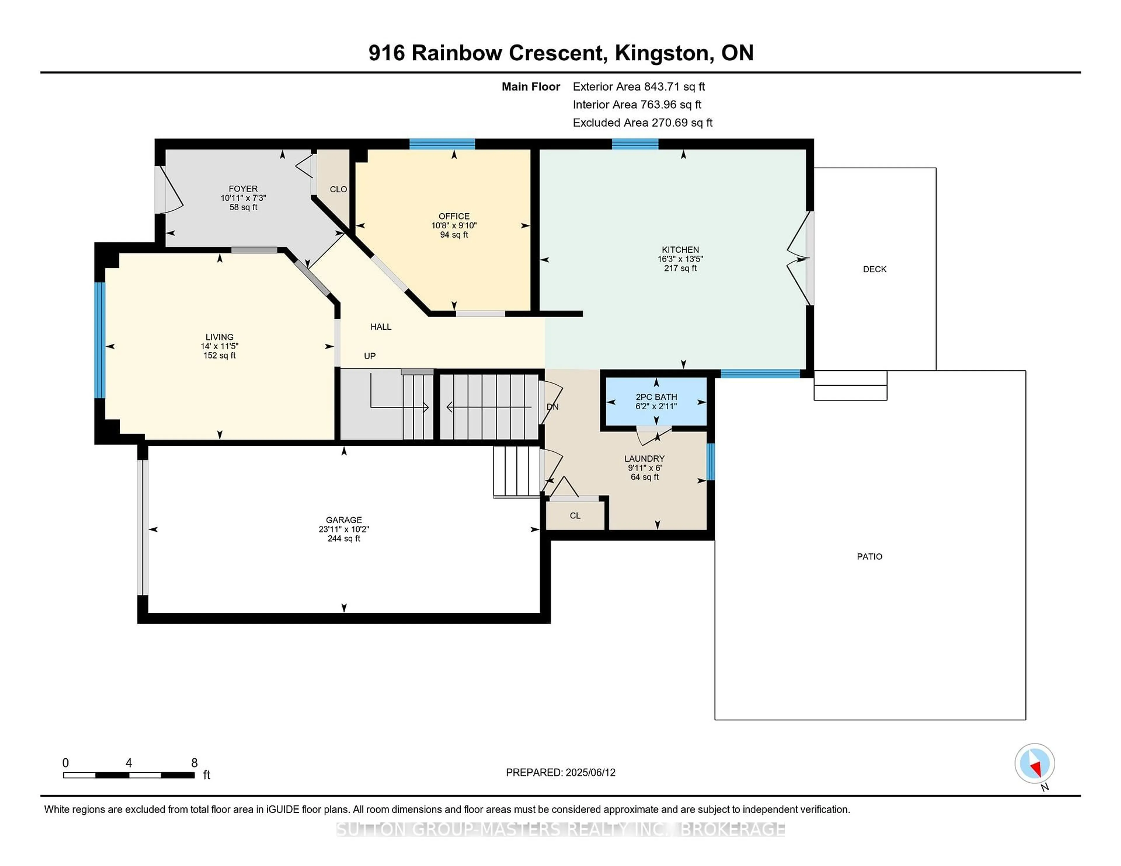 Floor plan for 916 Rainbow Cres, Kingston Ontario K7K 7H7